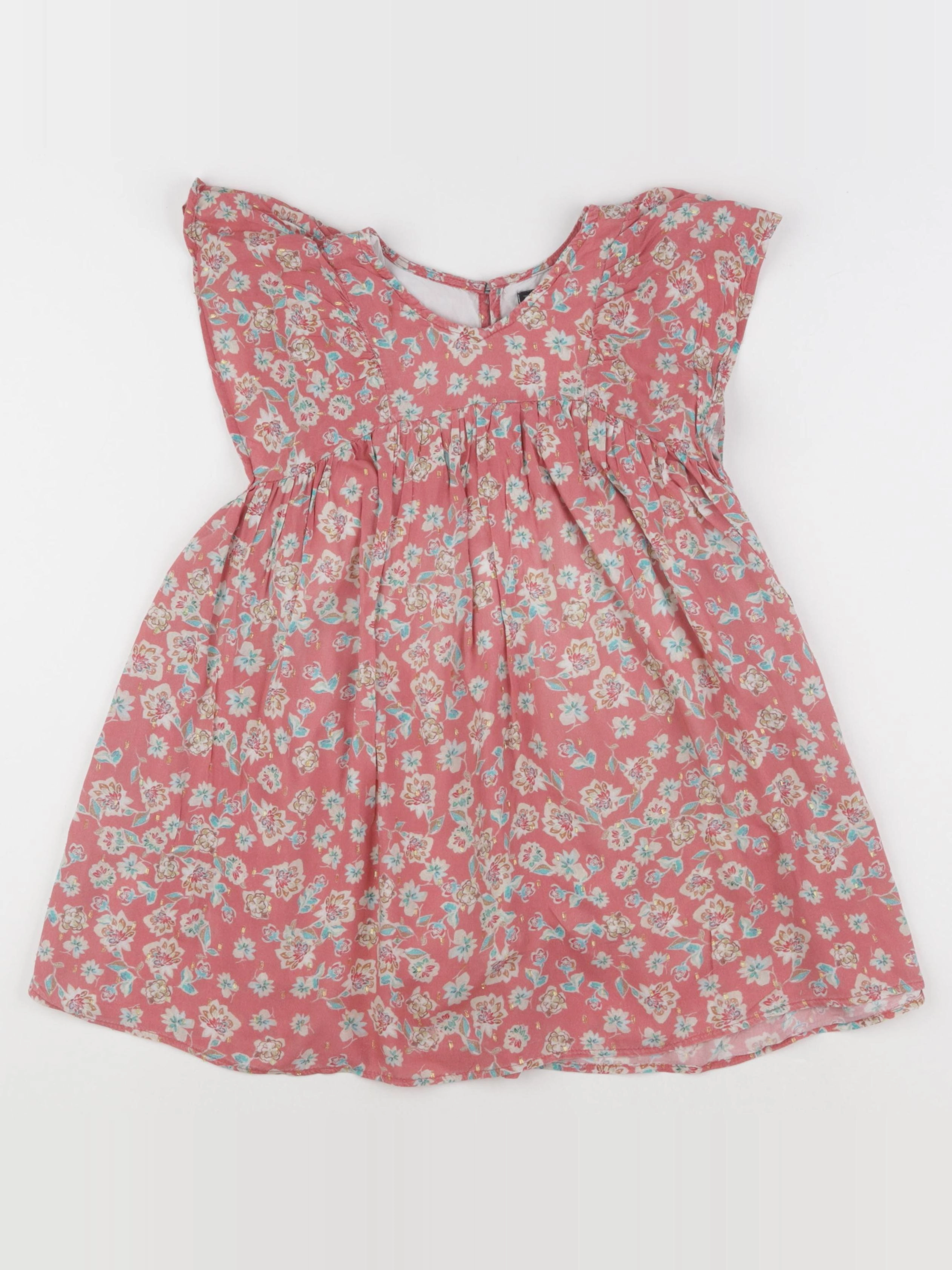 IKKS - robe rose - 4 ans