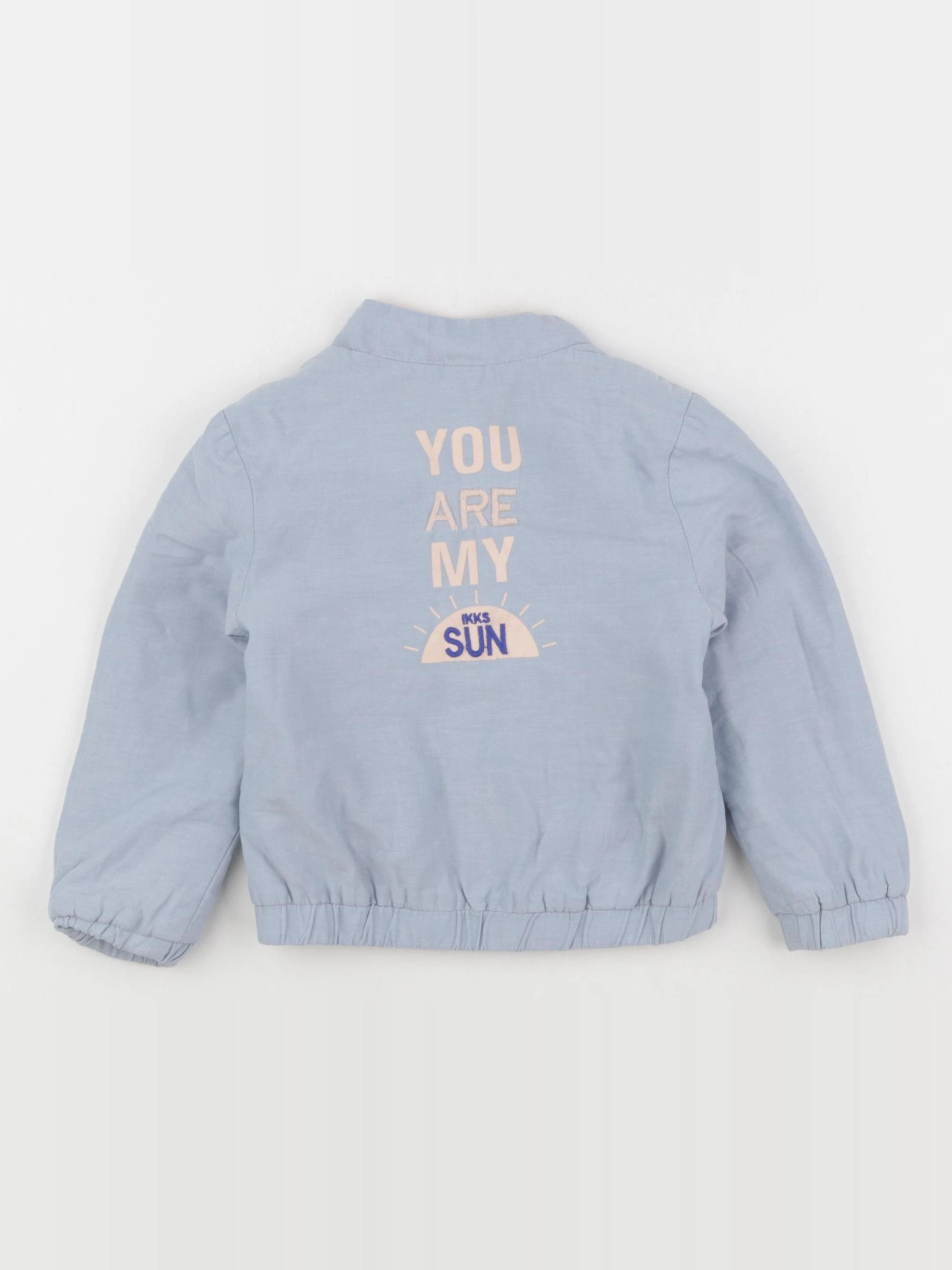 IKKS - veste réversible bleu - 2 ans