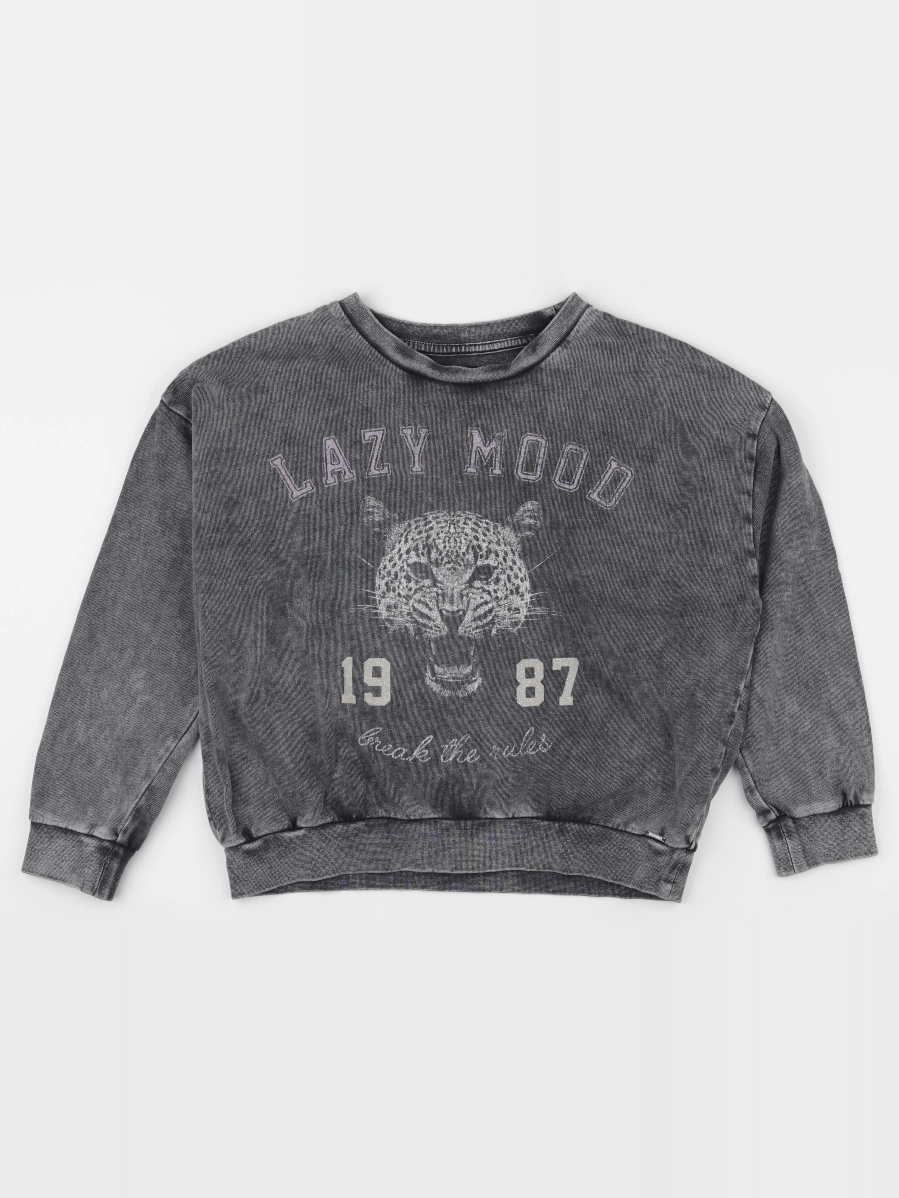 IKKS - sweat gris - 10 ans