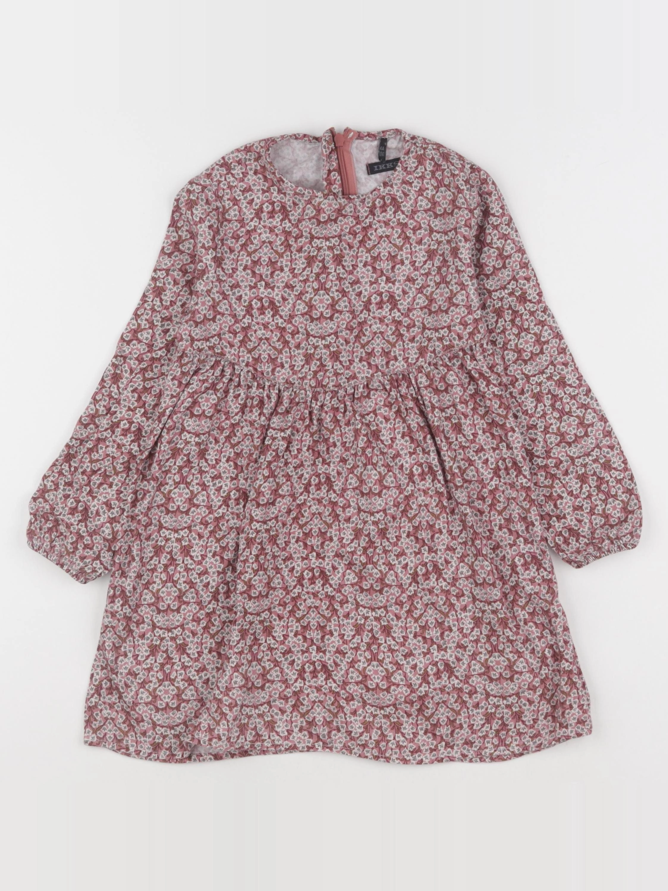 IKKS - robe rose - 4 ans