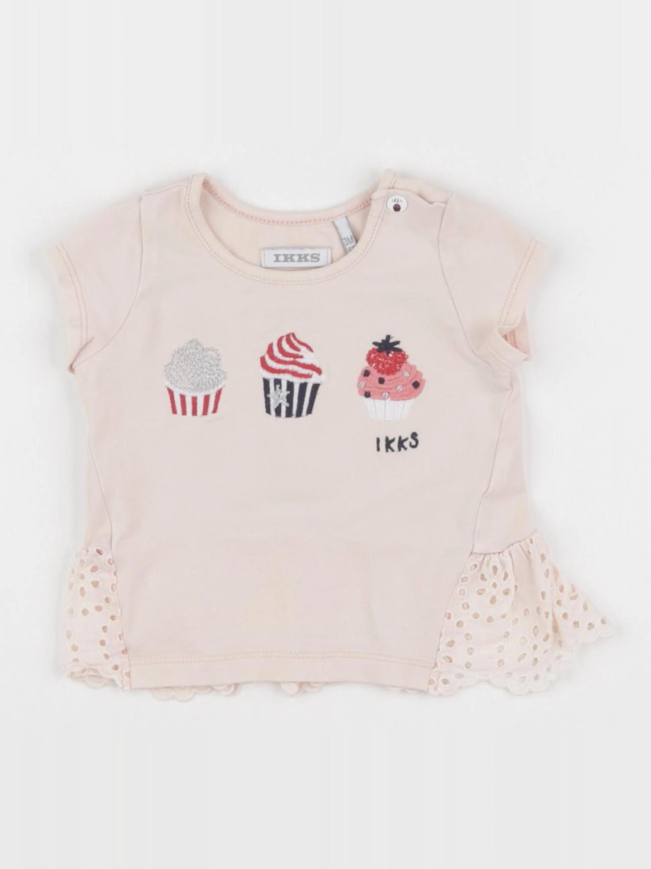IKKS - tee-shirt rose - 3 mois