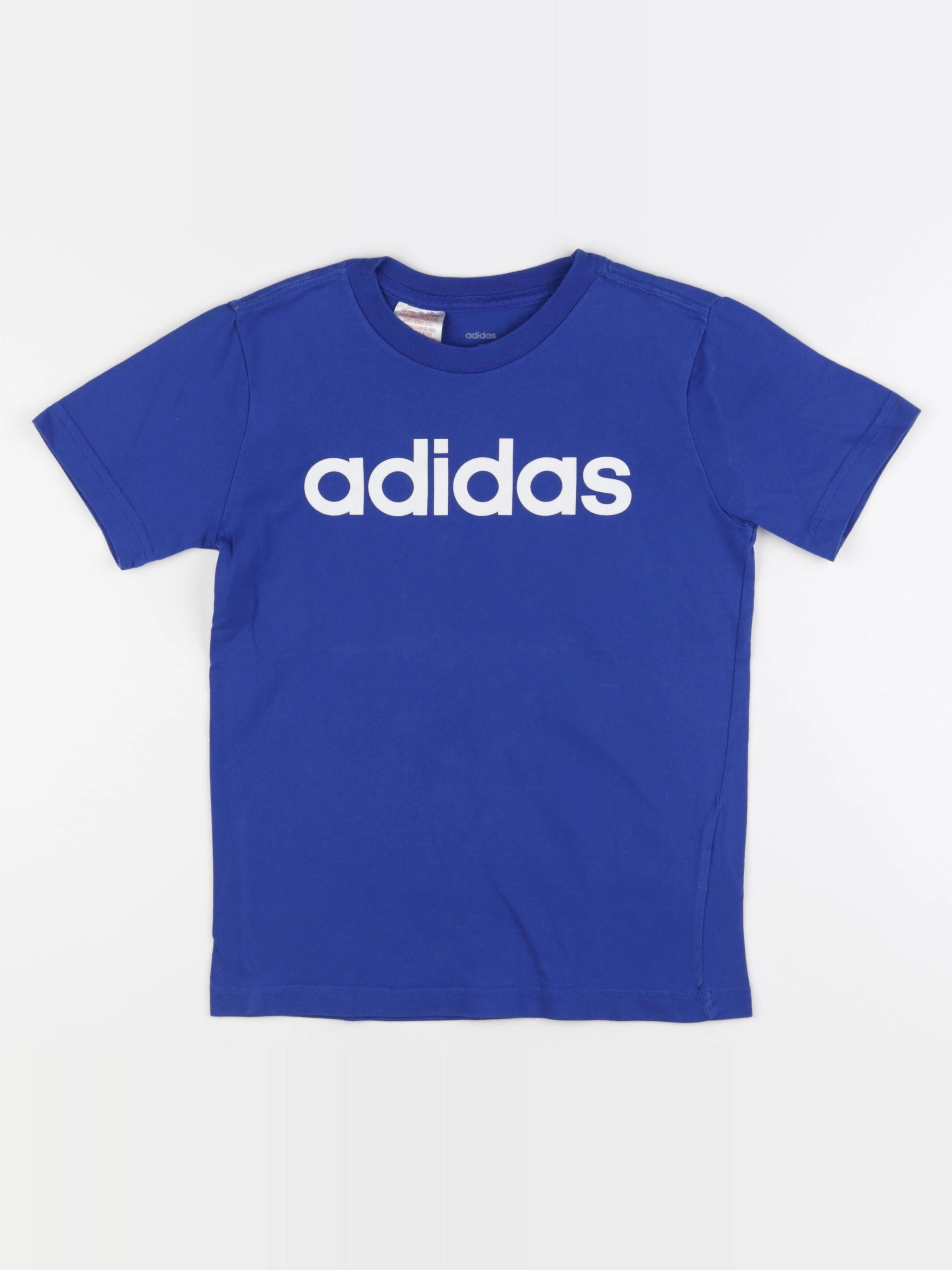 Adidas - tee-shirt bleu - 8/9 ans