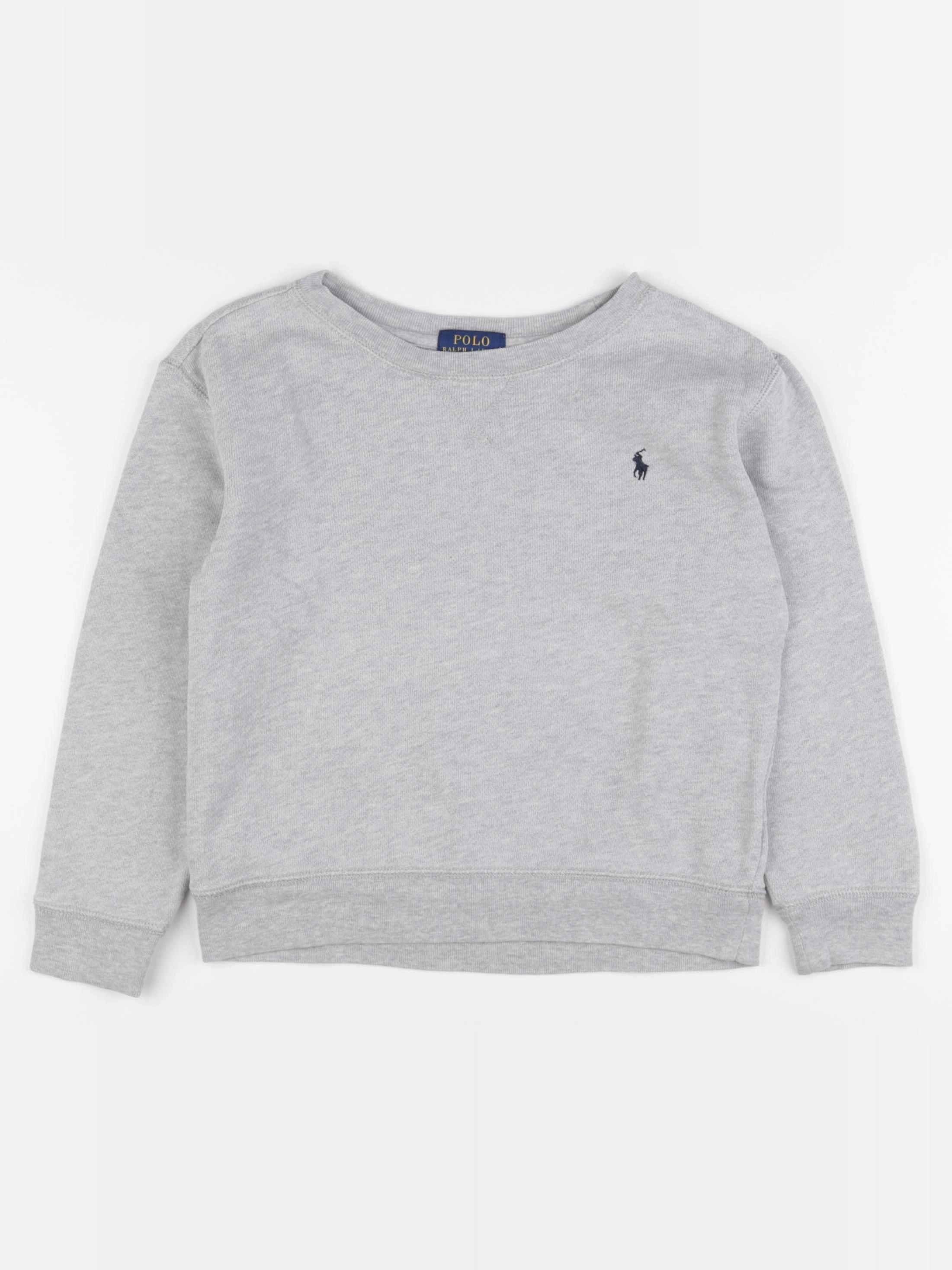 Ralph Lauren - sweat gris - 5 ans