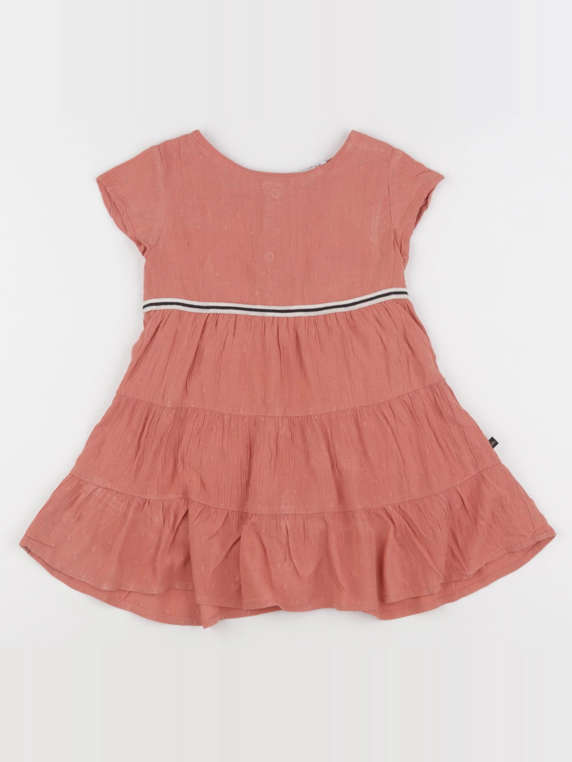 IKKS - robe orange - 2 ans