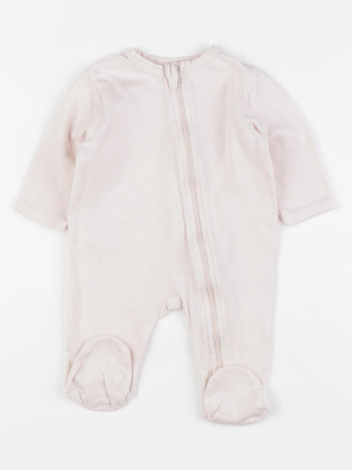 Vertbaudet - pyjama coton rose - 3 mois