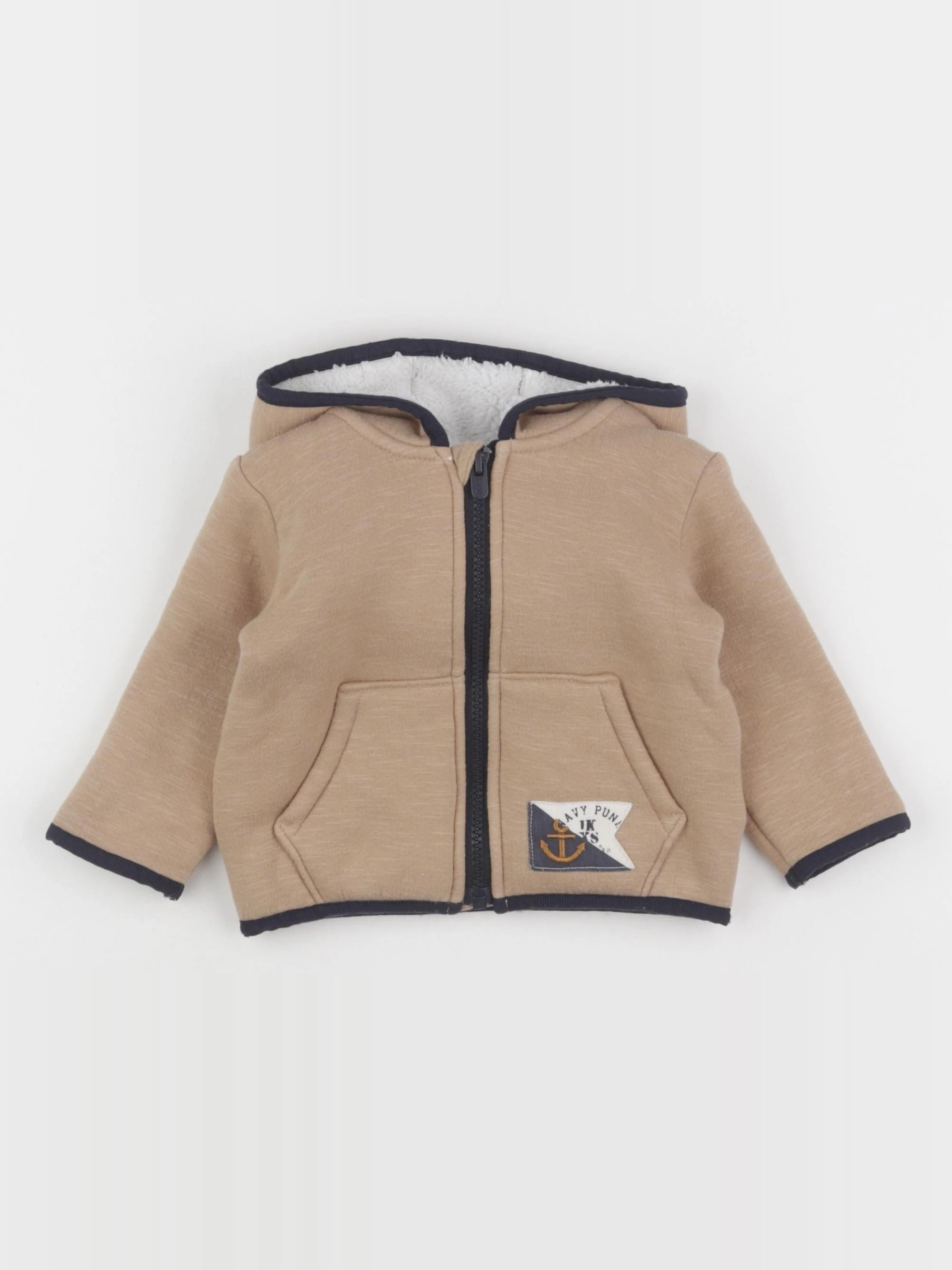 IKKS - sweat marron - 6 mois