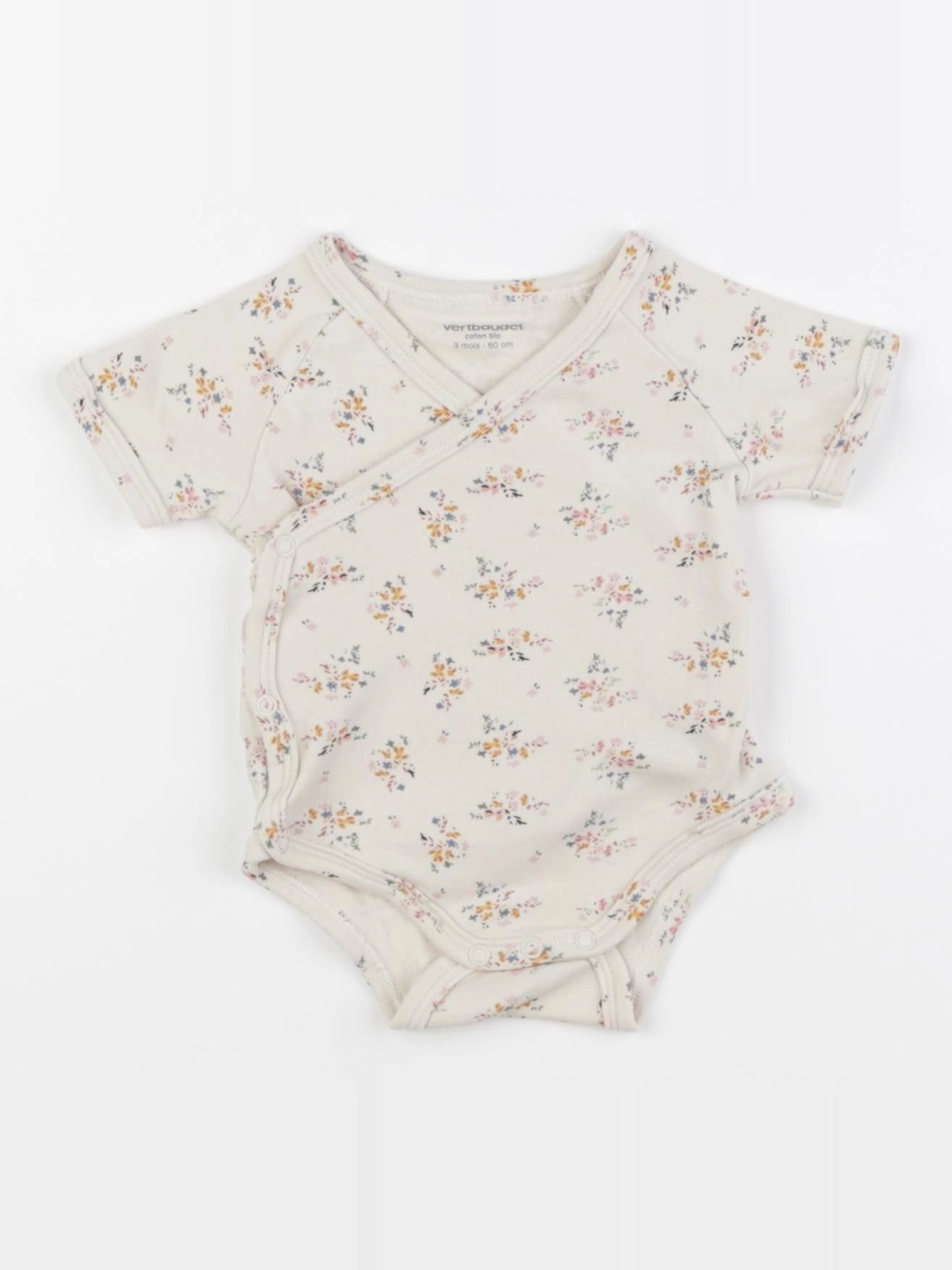 Vertbaudet - body multicolore - 3 mois