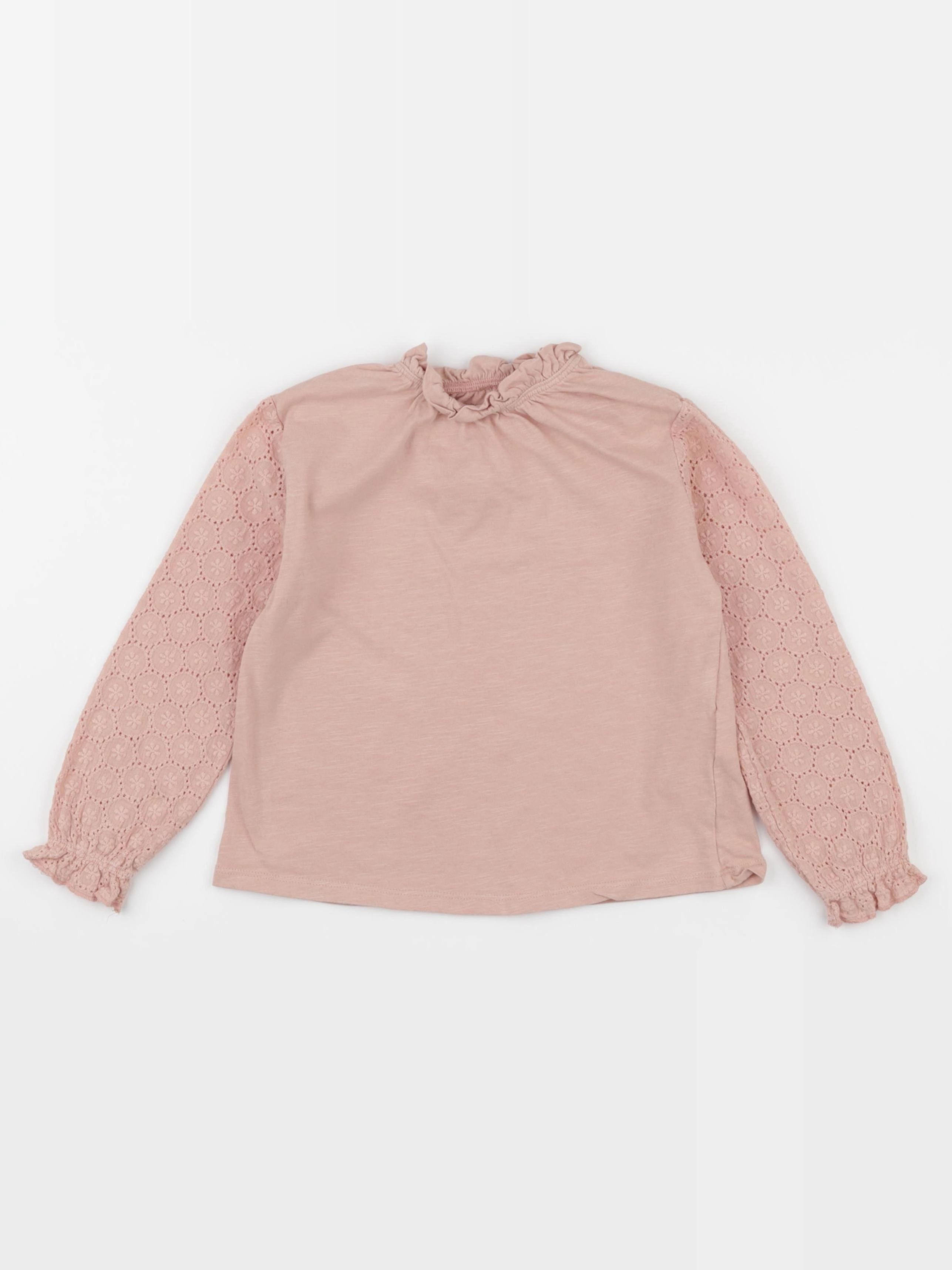 Vertbaudet - tee-shirt rose - 6 ans