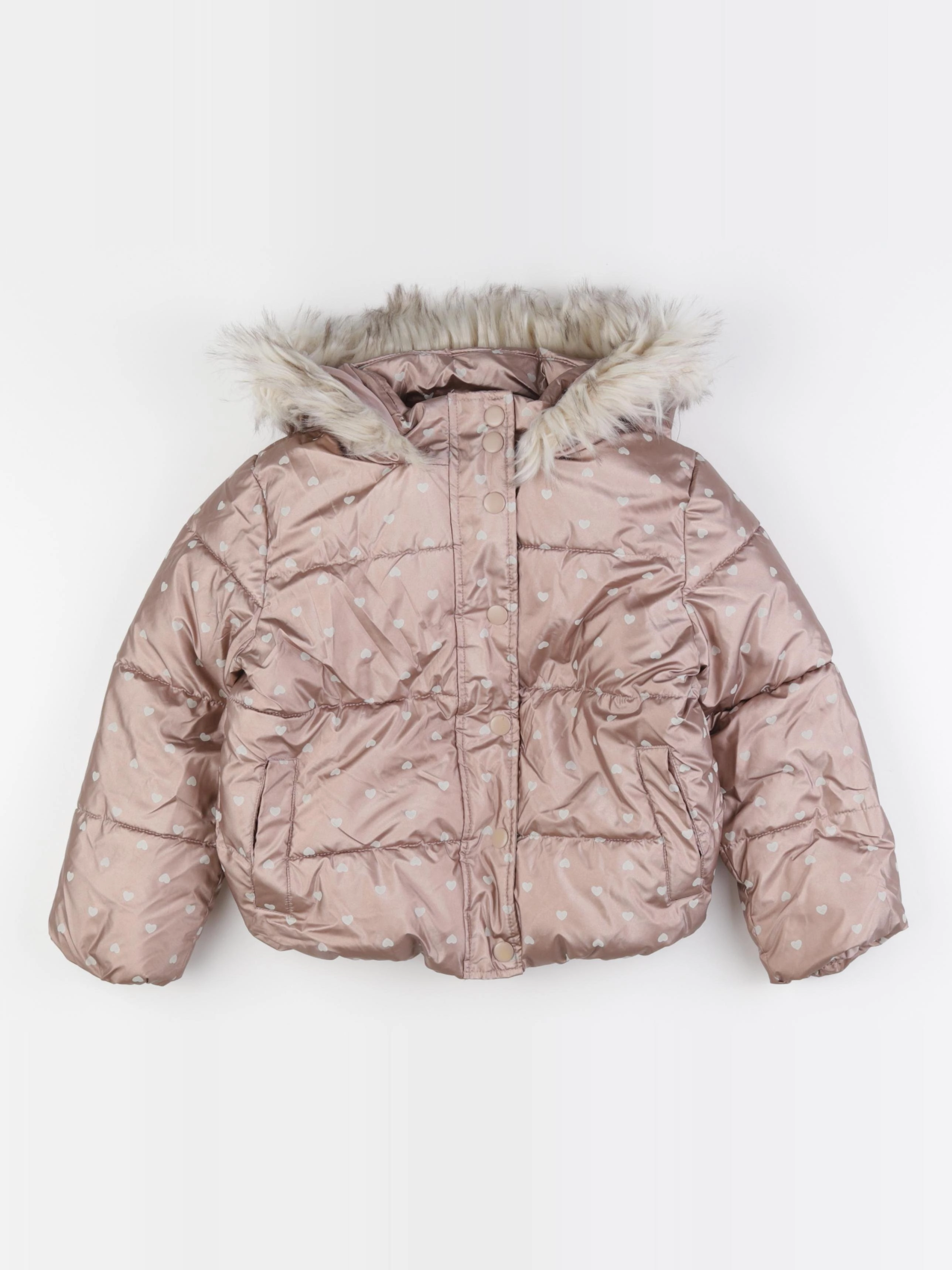 Vertbaudet - doudoune rose - 5 ans