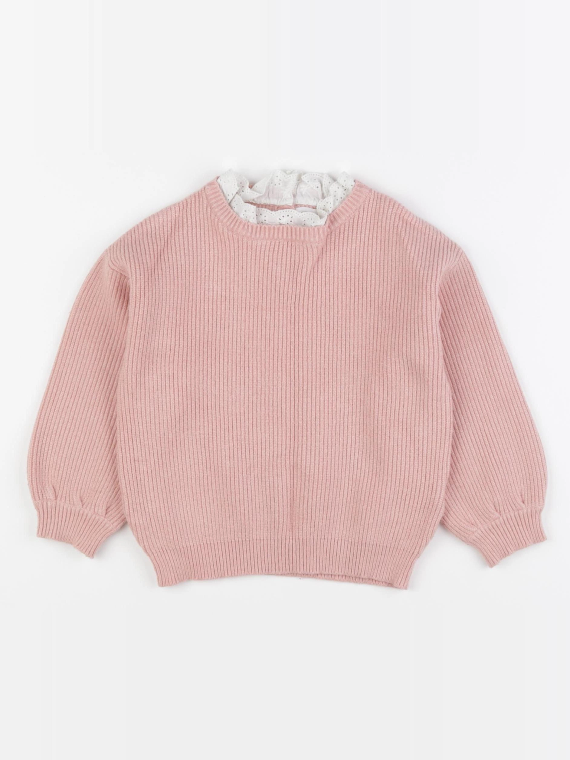 Vertbaudet - pull rose - 5 ans