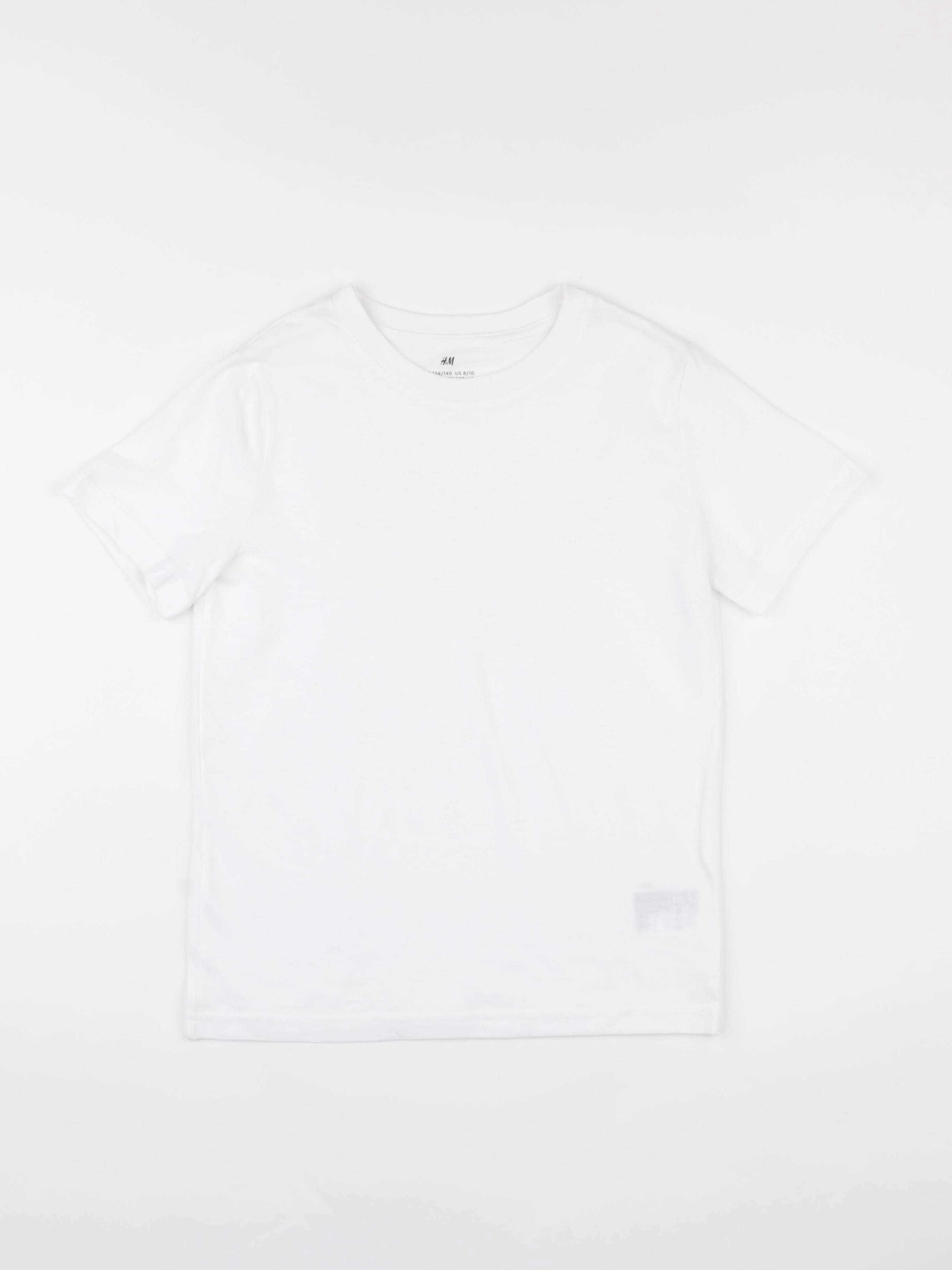 H&M - tee-shirt blanc - 8/10 ans