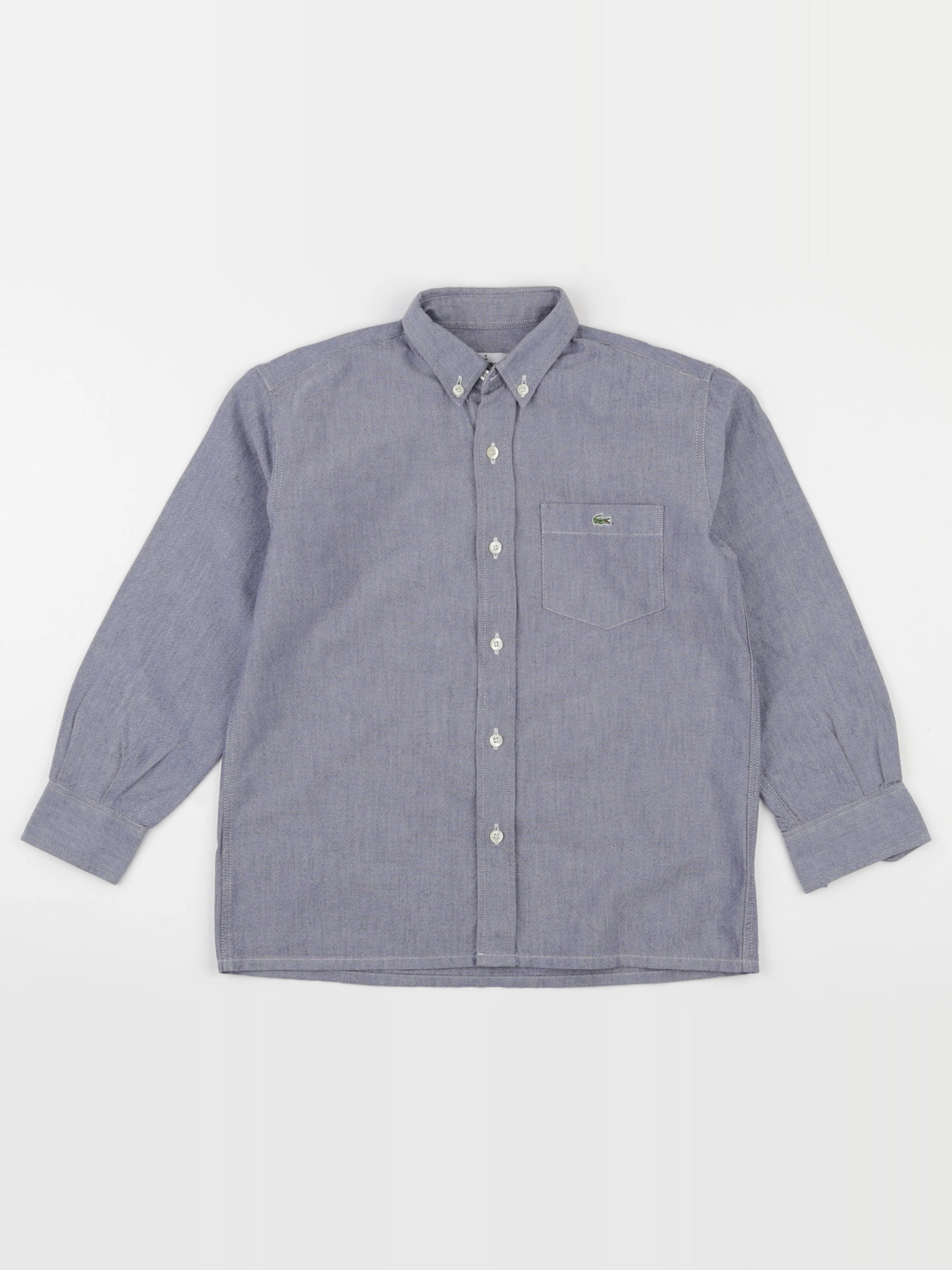 Lacoste - chemise bleu - 8 ans