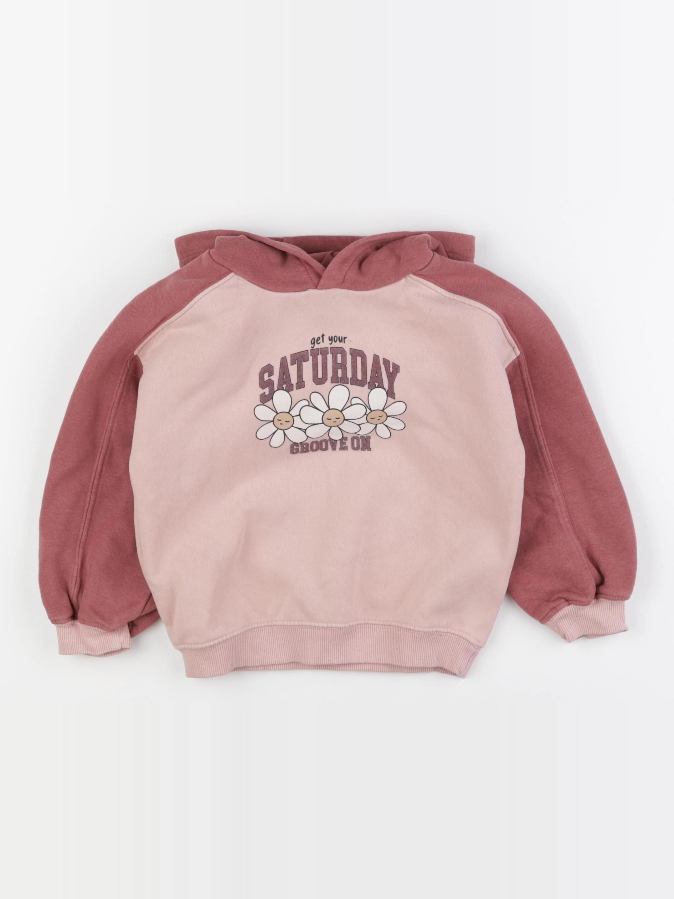 Vertbaudet - sweat rose - 4 ans
