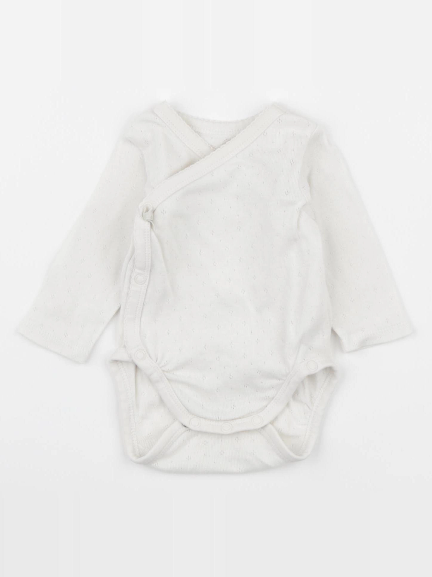 H&M - body blanc - 1 mois