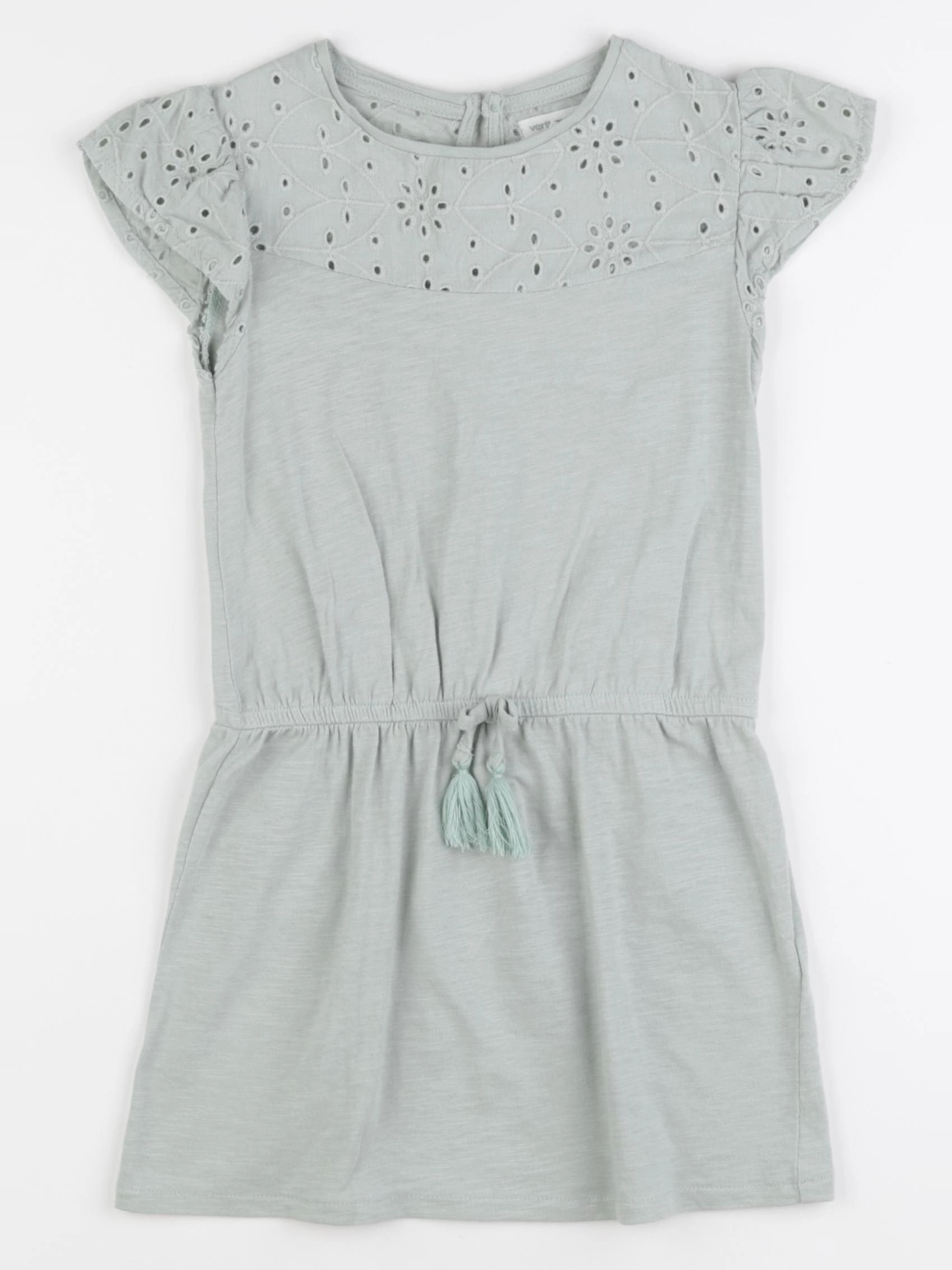 Vertbaudet - robe vert - 5 ans