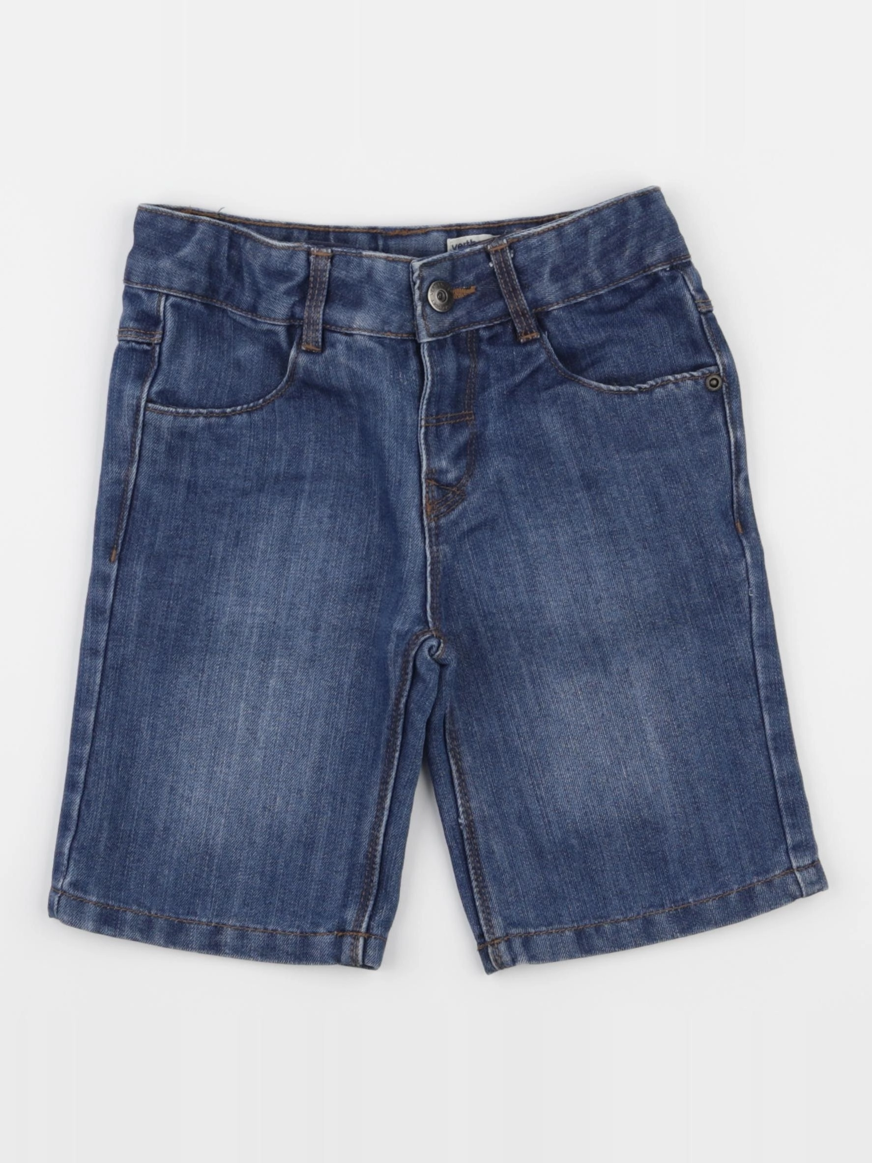 Vertbaudet - short bleu - 7 ans