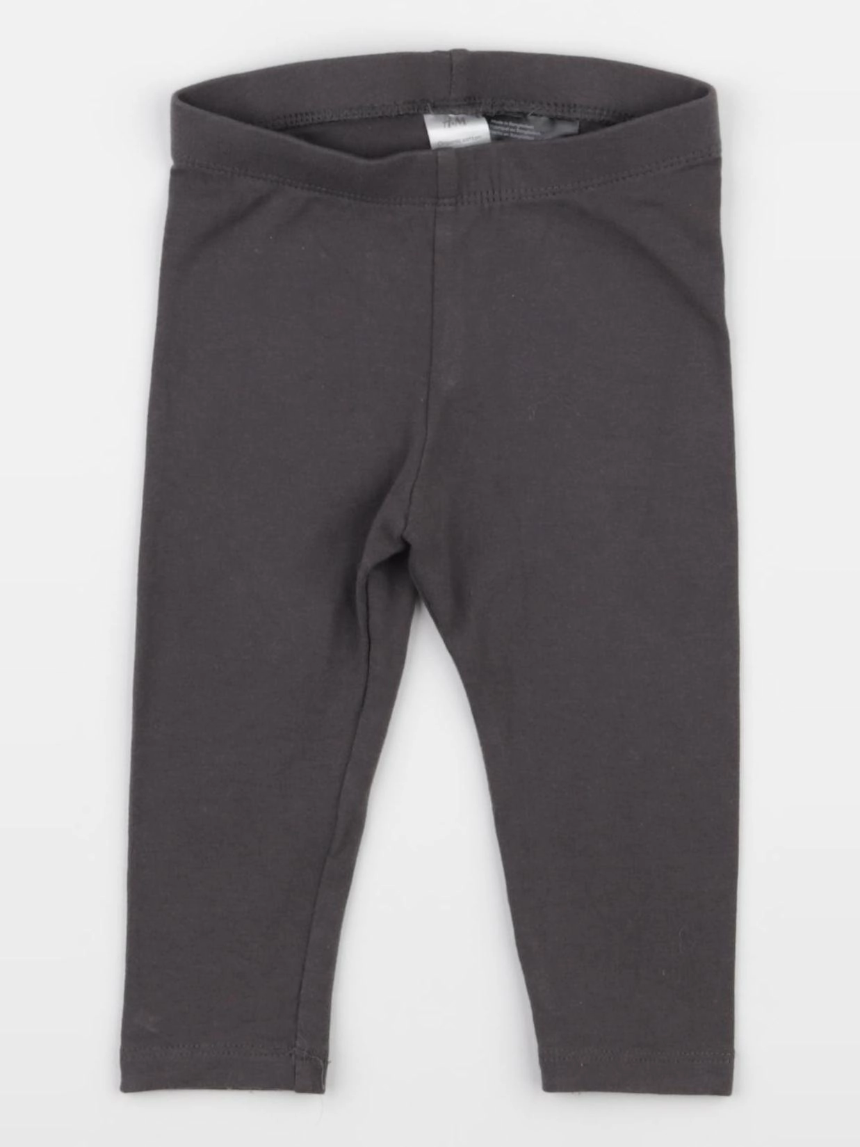 H&M - legging gris - 6/9 mois