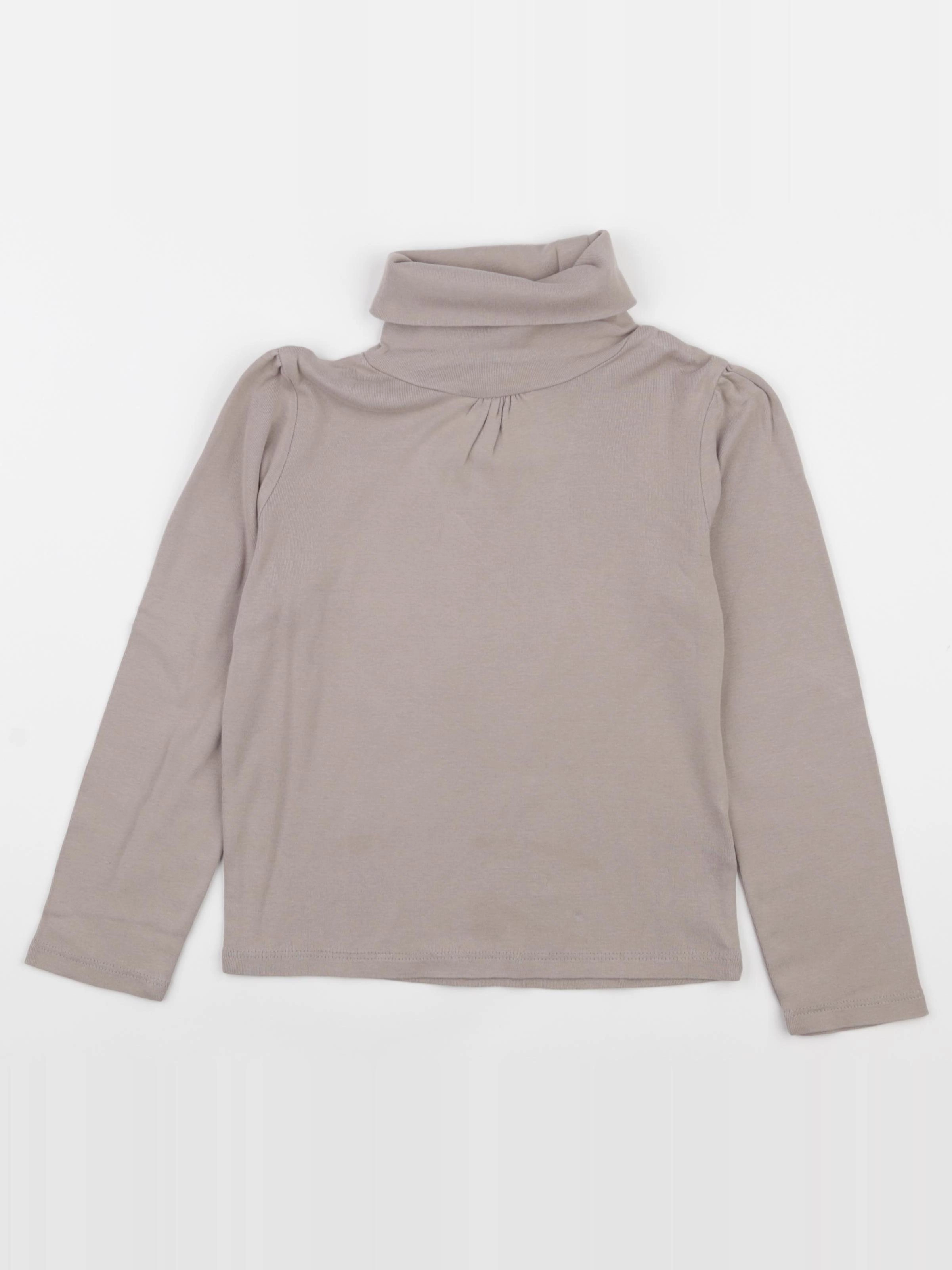 Vertbaudet - sous-pull marron - 8 ans