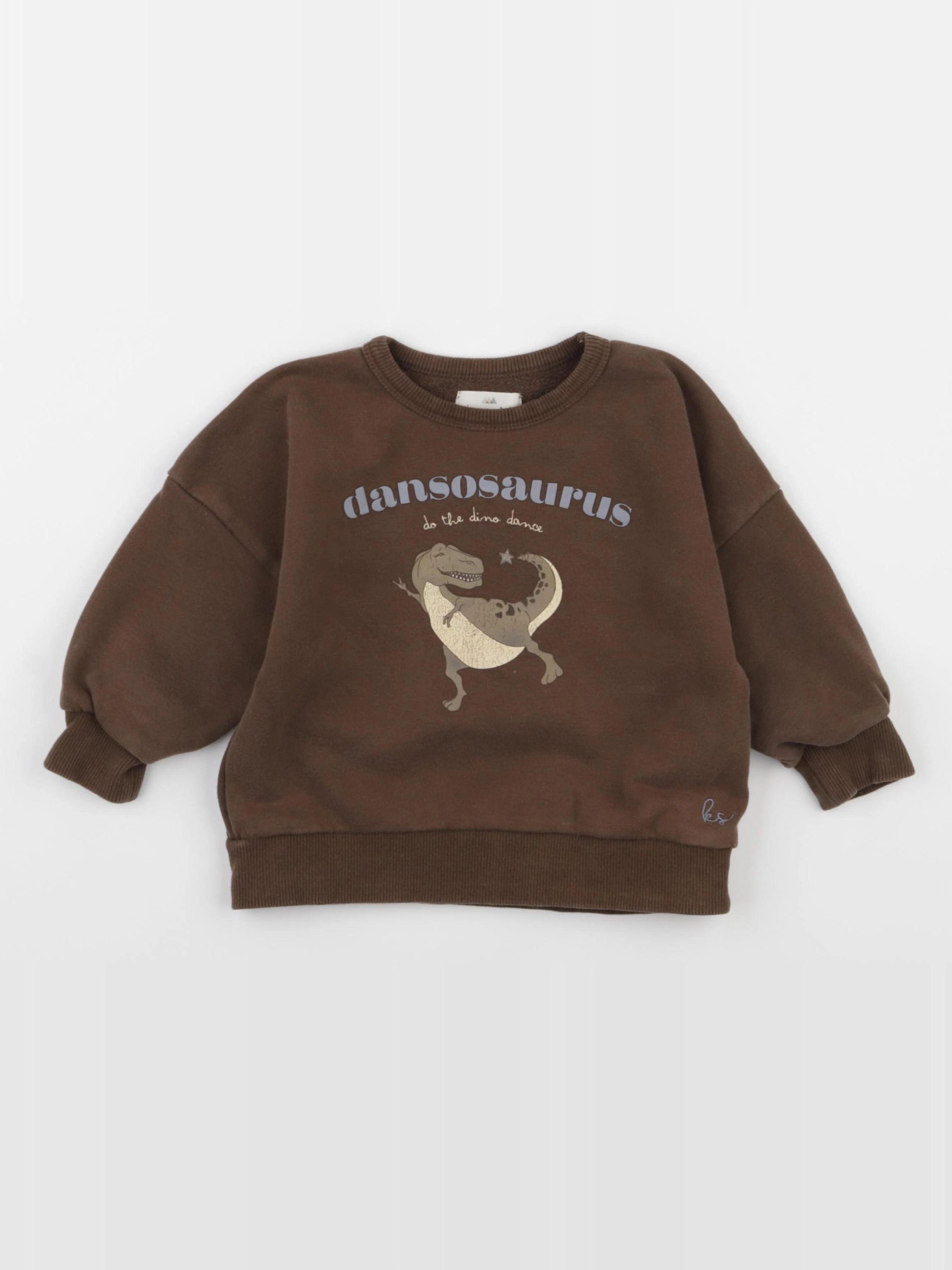 Konges slojd - sweat marron - 12 mois