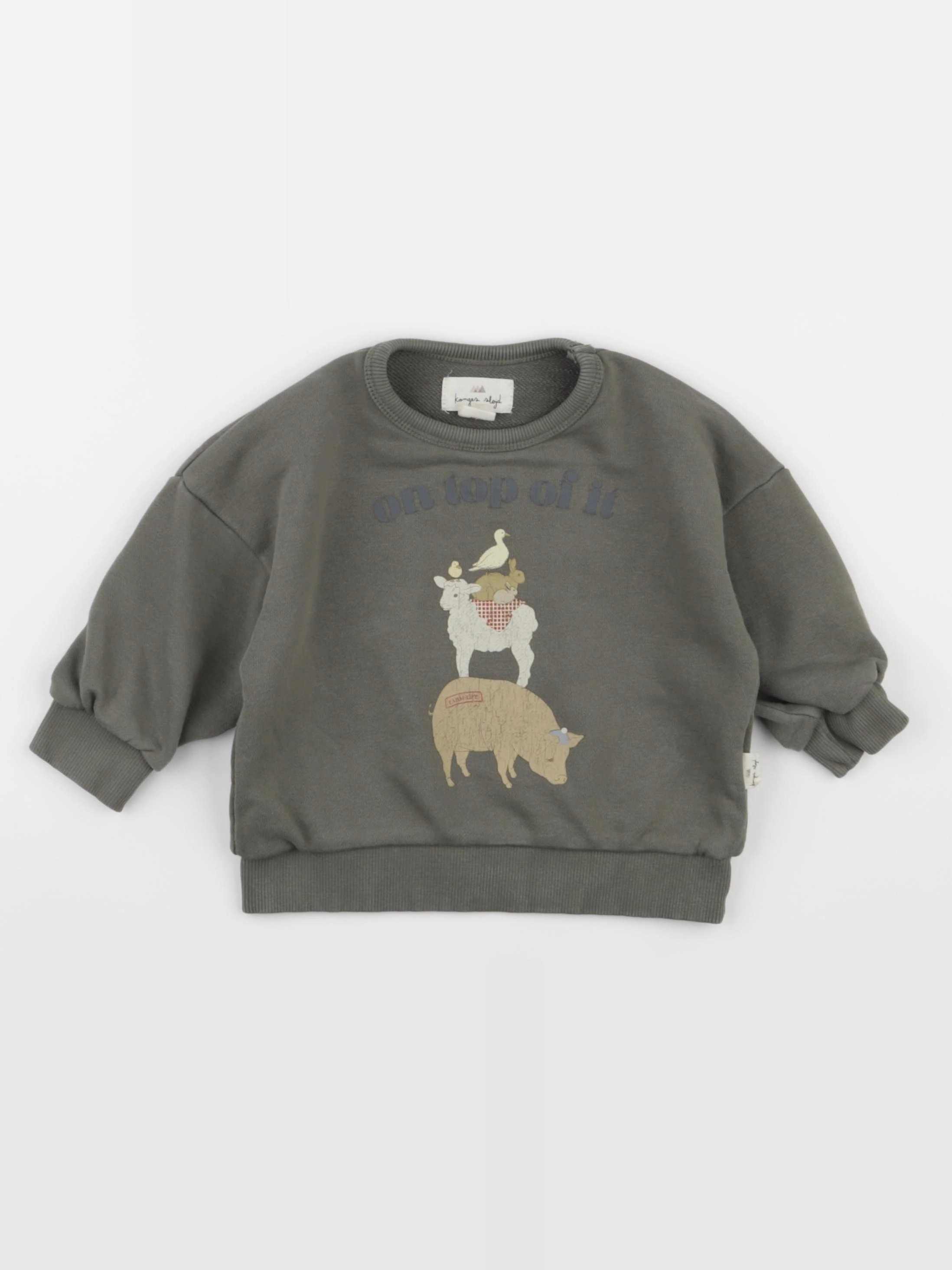 Konges slojd - sweat vert - 12 mois