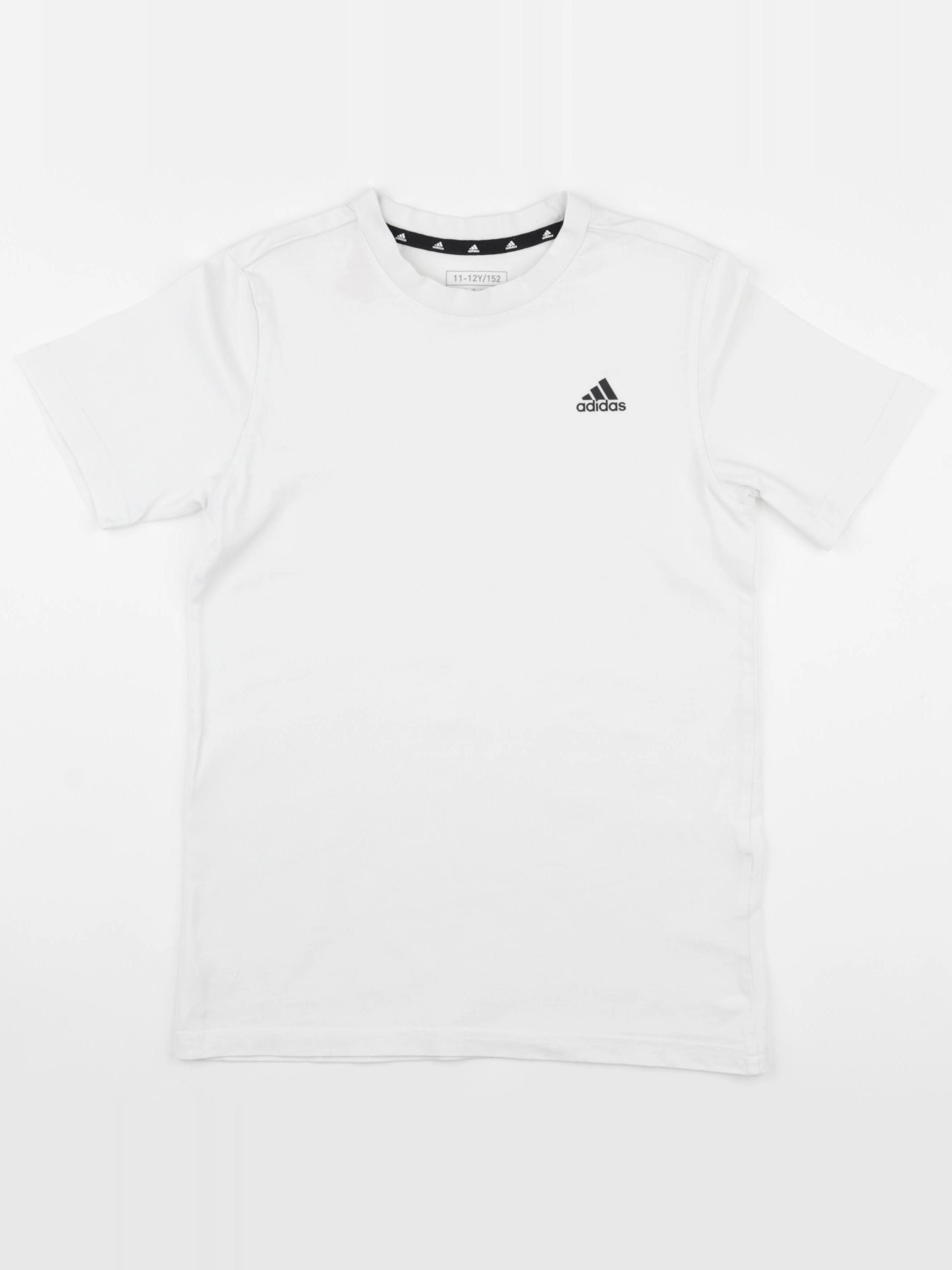 Adidas - tee-shirt blanc - 11/12 ans