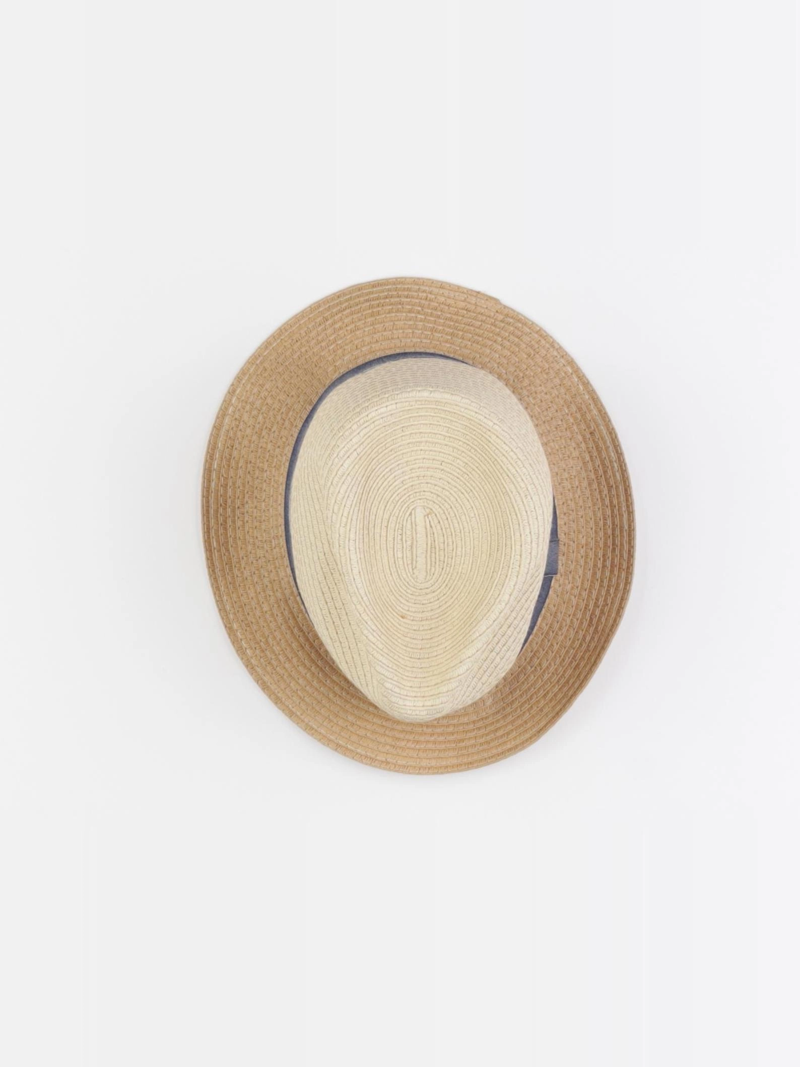 Okaidi - chapeau bleu, marron - 2/3 ans