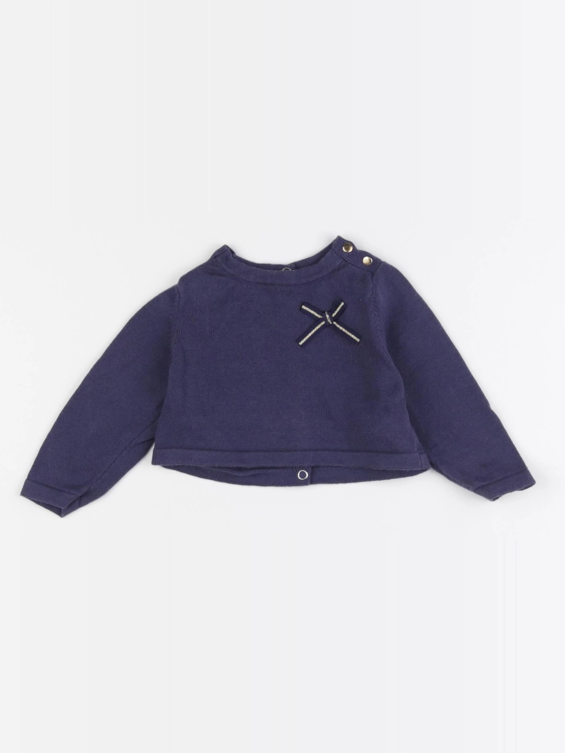 Tape à l'oeil - pull bleu - 6 mois