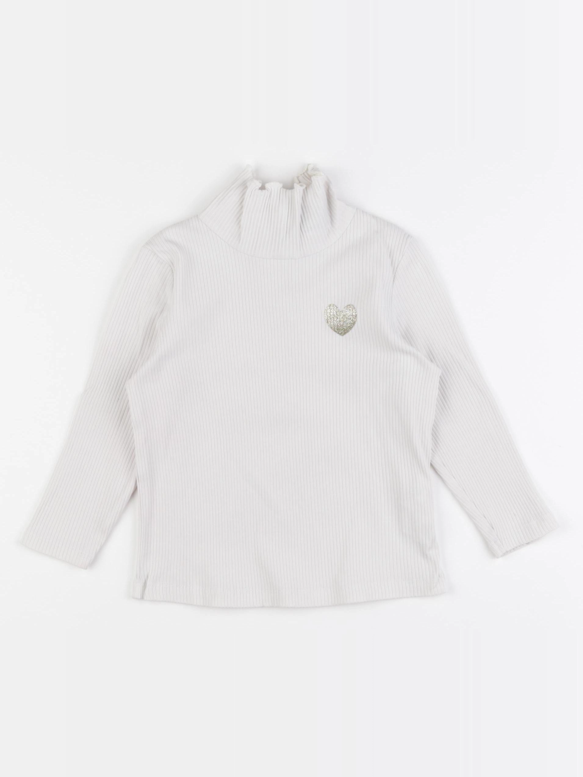 Tape à l'oeil - sous-pull blanc, or - 24 mois