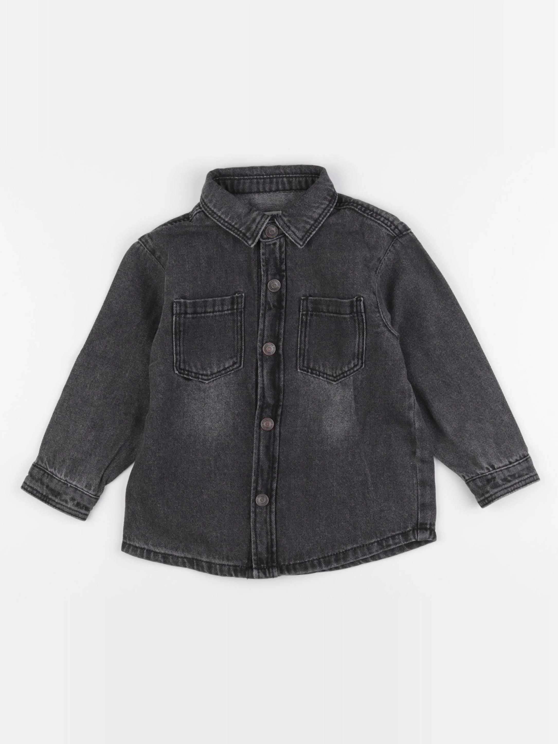 Vertbaudet - chemise gris - 3 ans