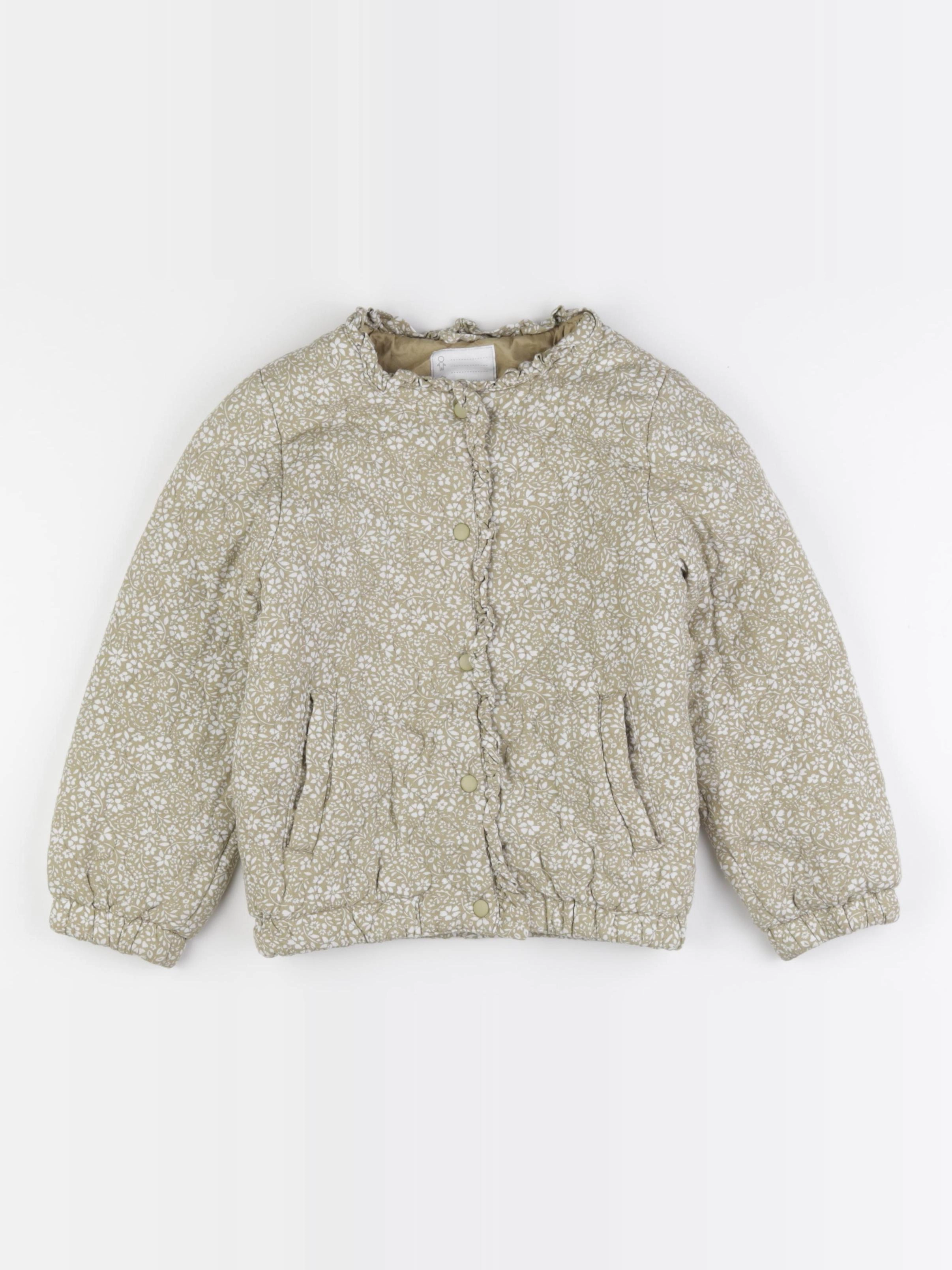 Vertbaudet - veste vert - 7 ans