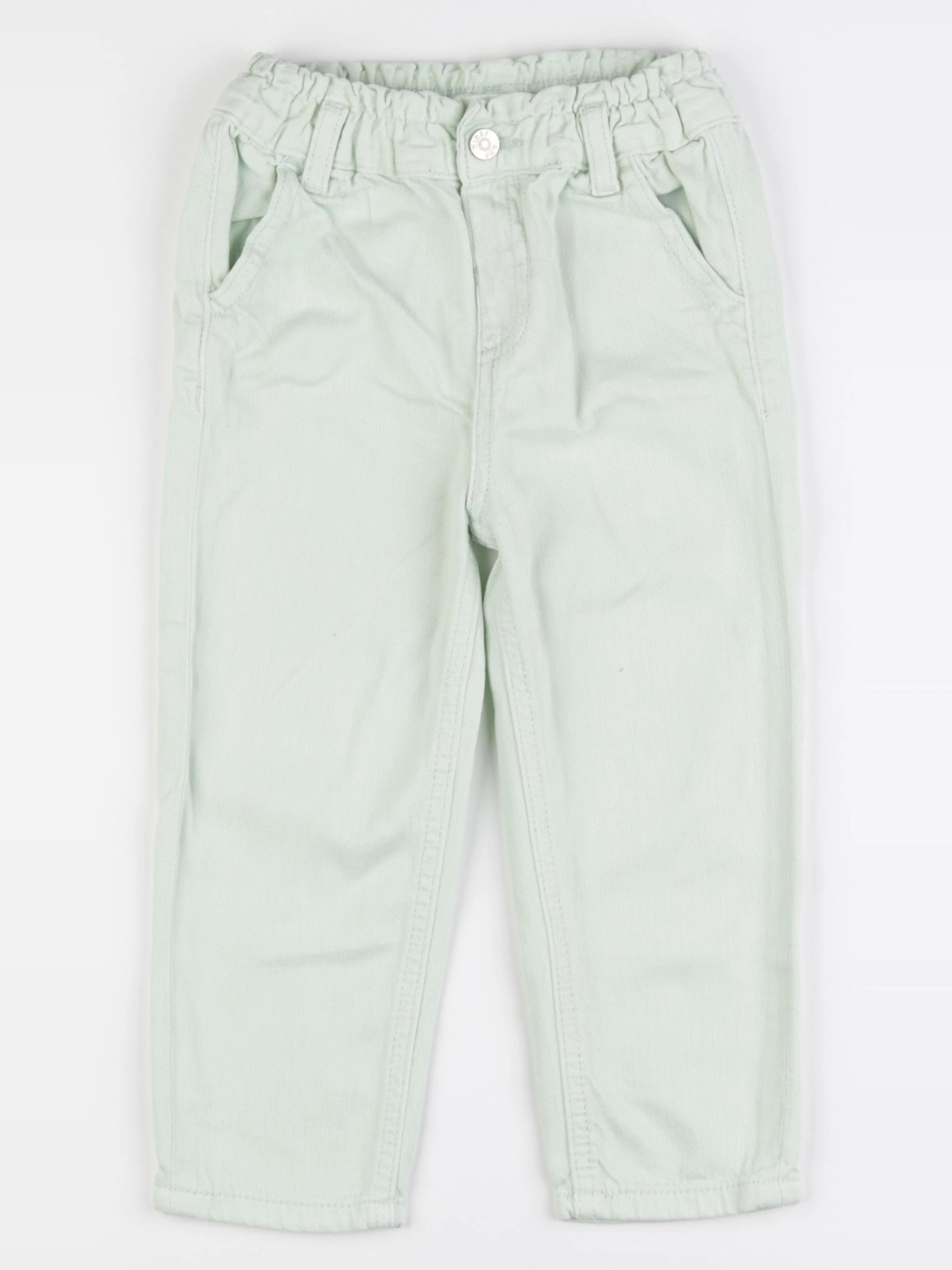 Mango - jean vert - 2/3 ans