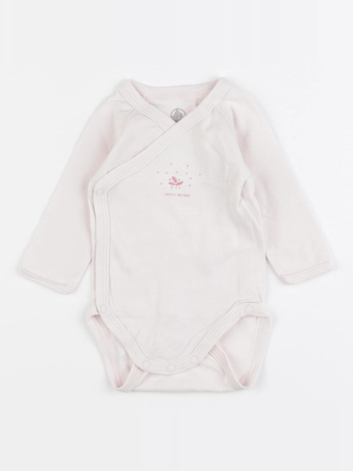 Petit Bateau - body rose - 1 mois