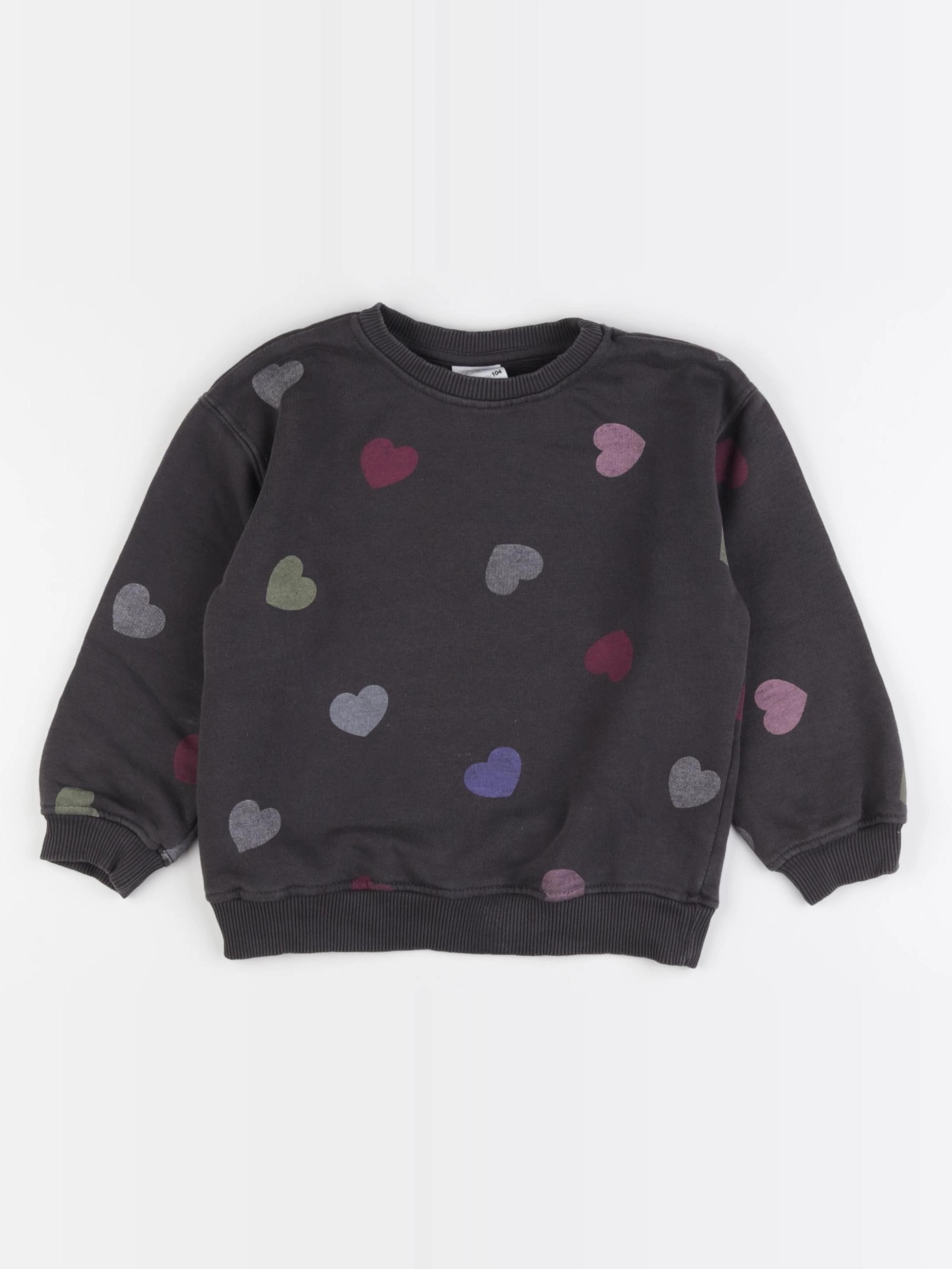 H&M - sweat gris - 3/4 ans