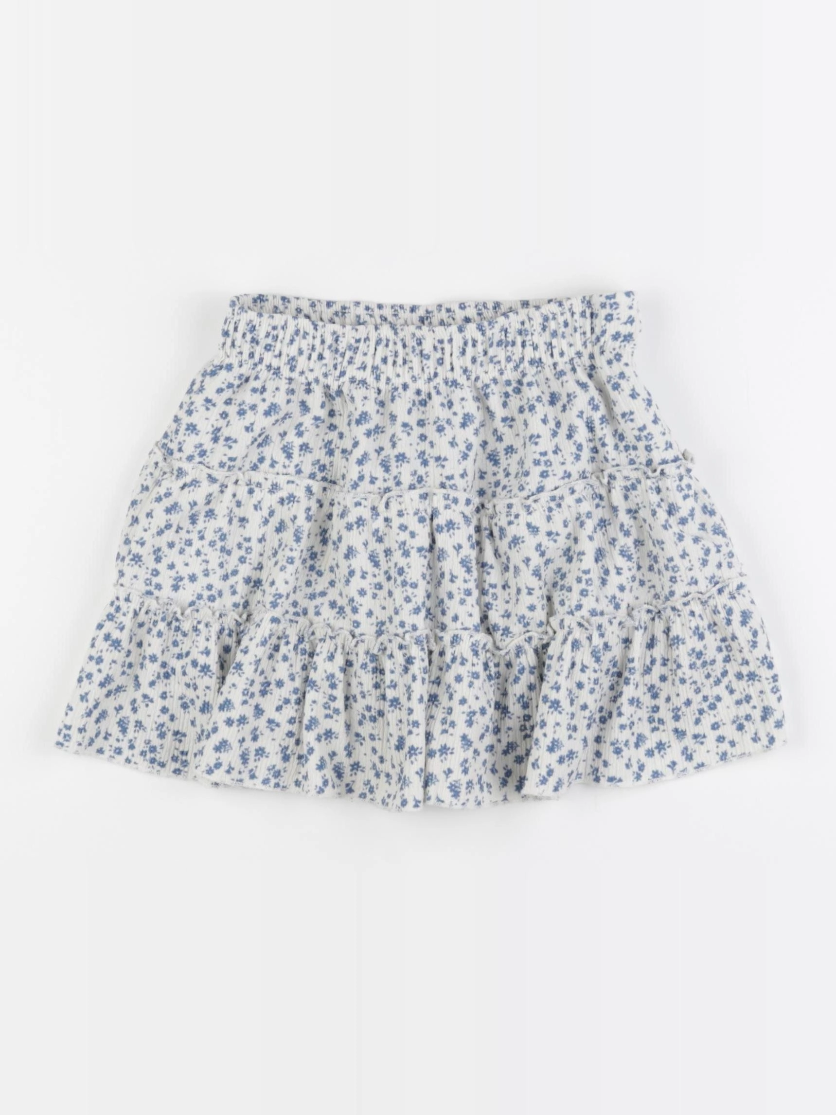 Zara - jupe bleu, blanc - 7 ans