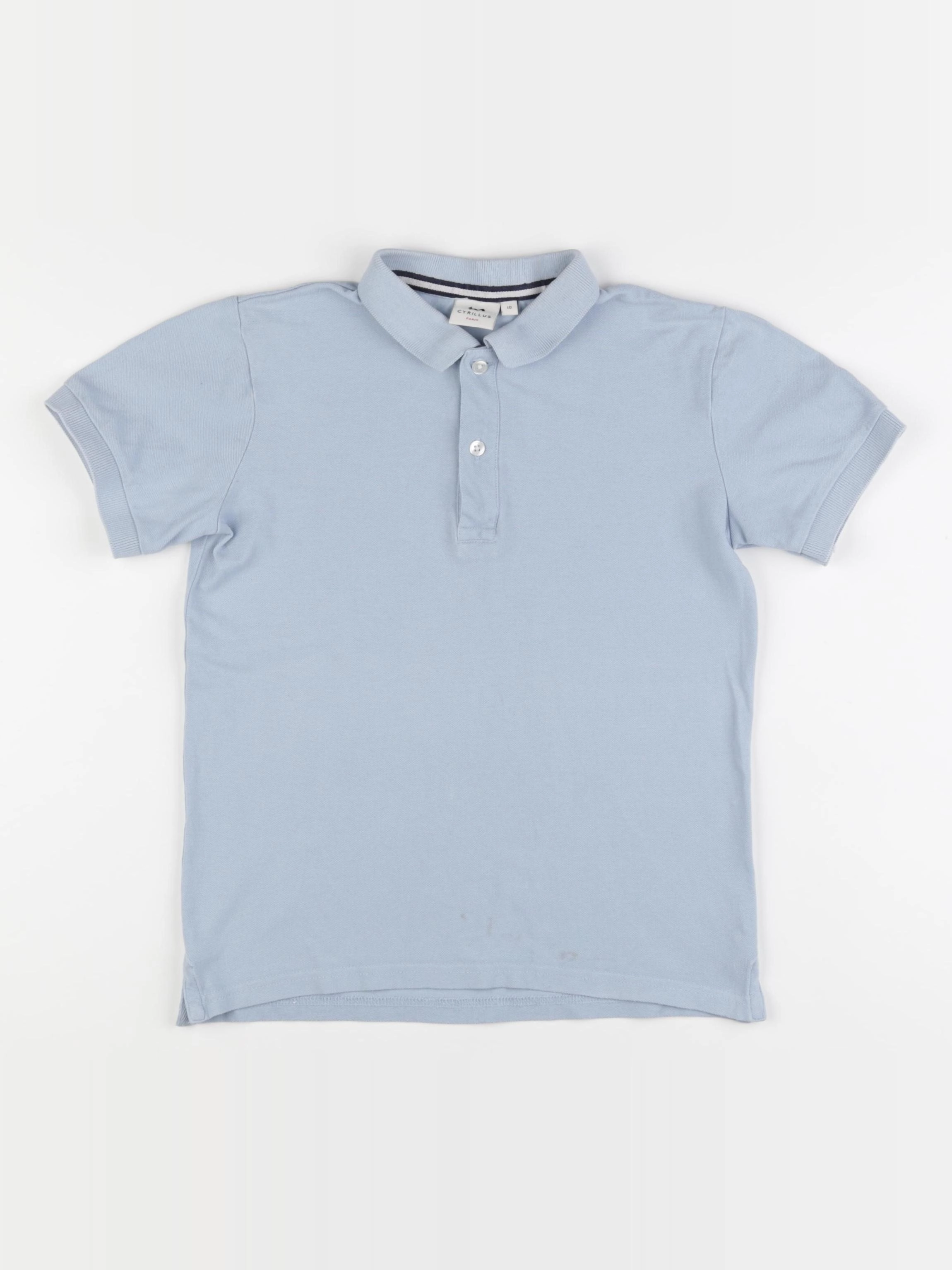 Cyrillus - polo bleu - 10 ans