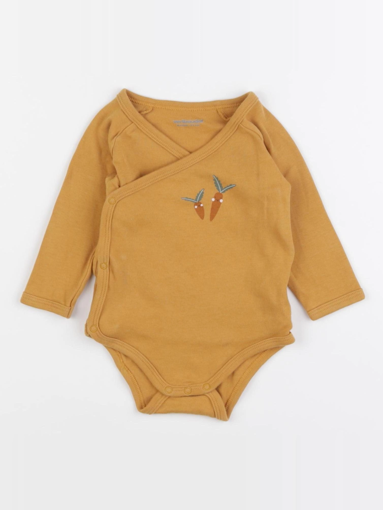 Vertbaudet - body jaune - 9 mois