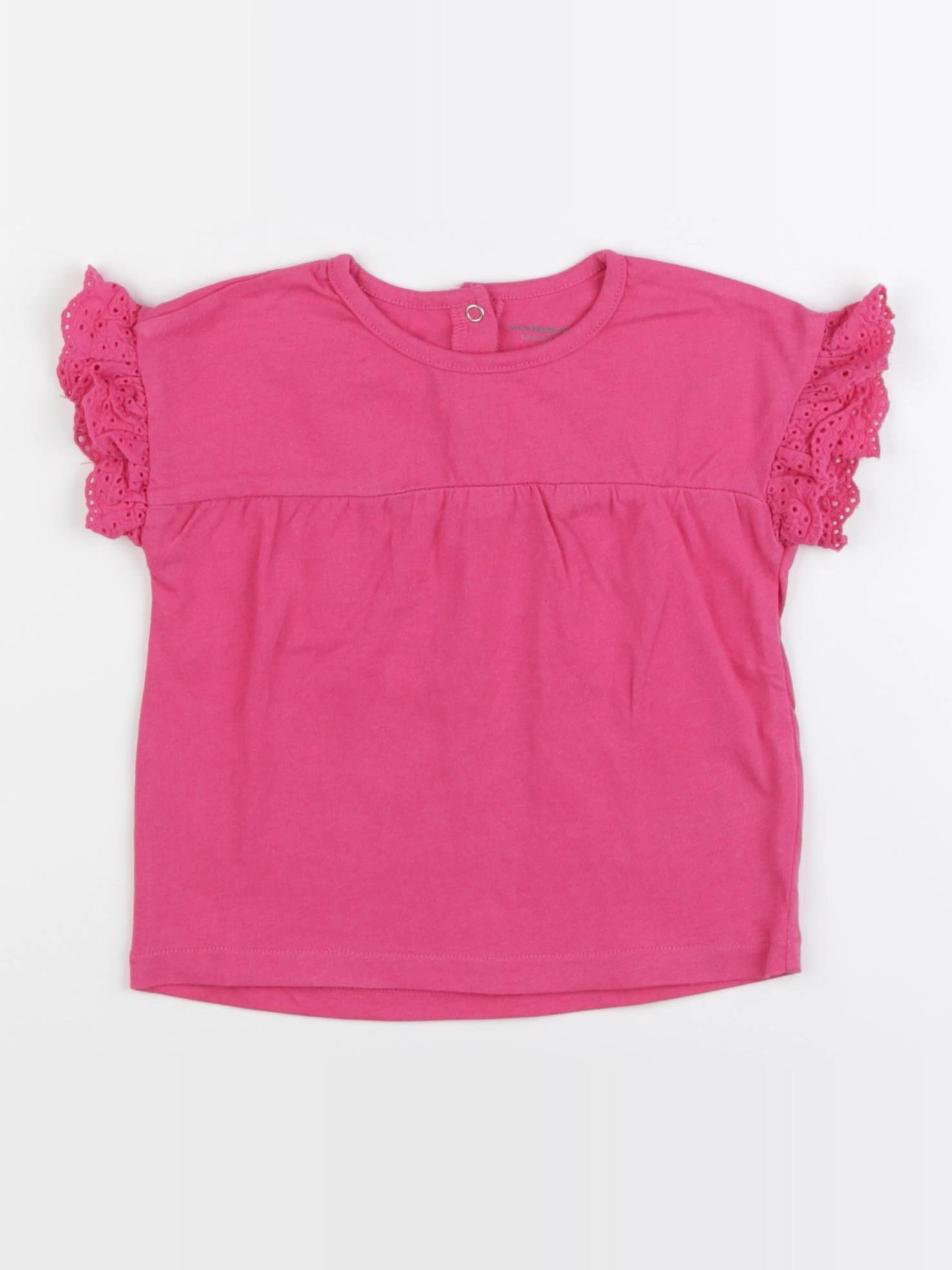 Vertbaudet - tee-shirt rose - 18 mois