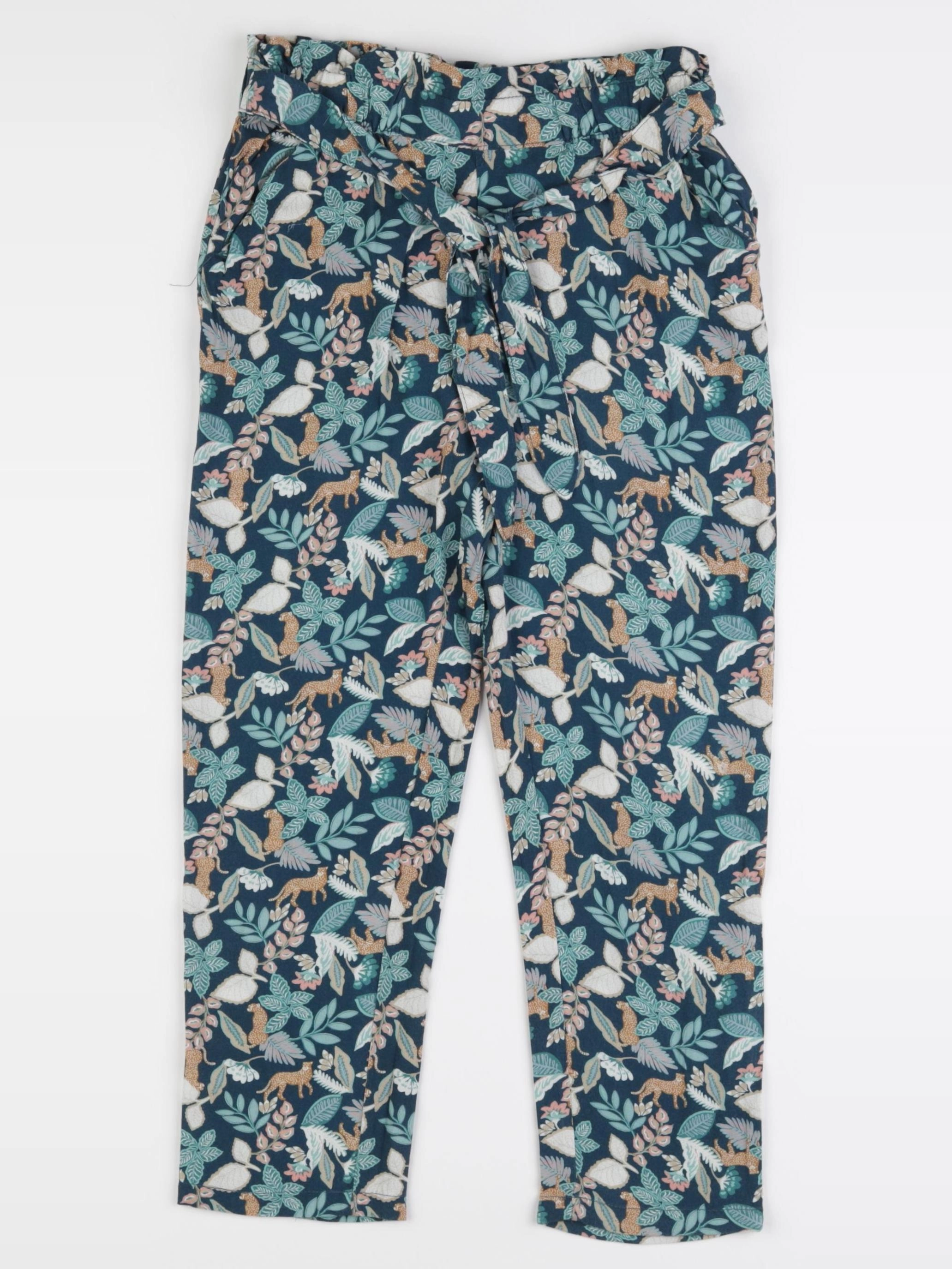 Vertbaudet - pantalon vert - 8 ans