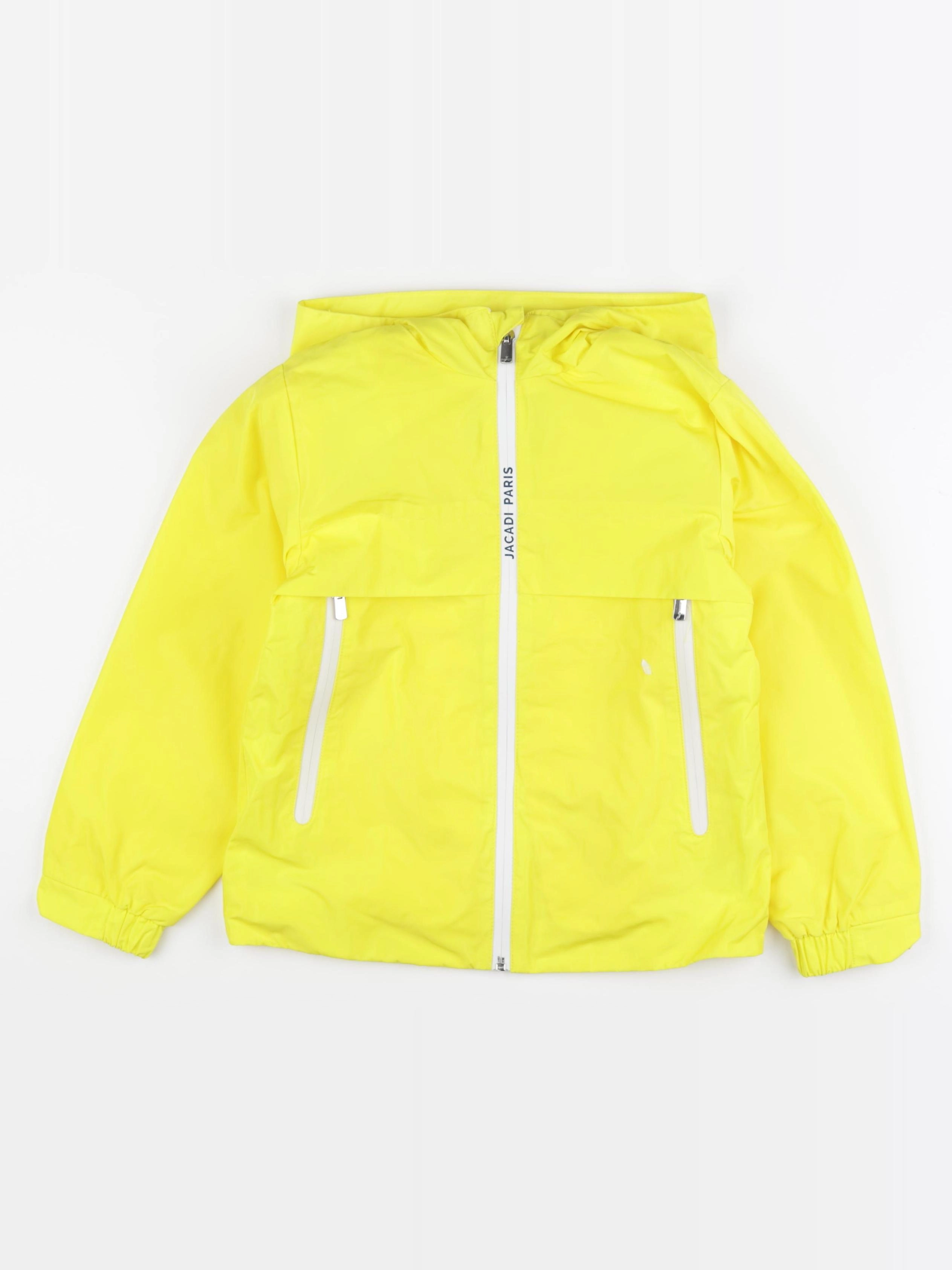Jacadi - coupe-vent jaune fluo - 8 ans