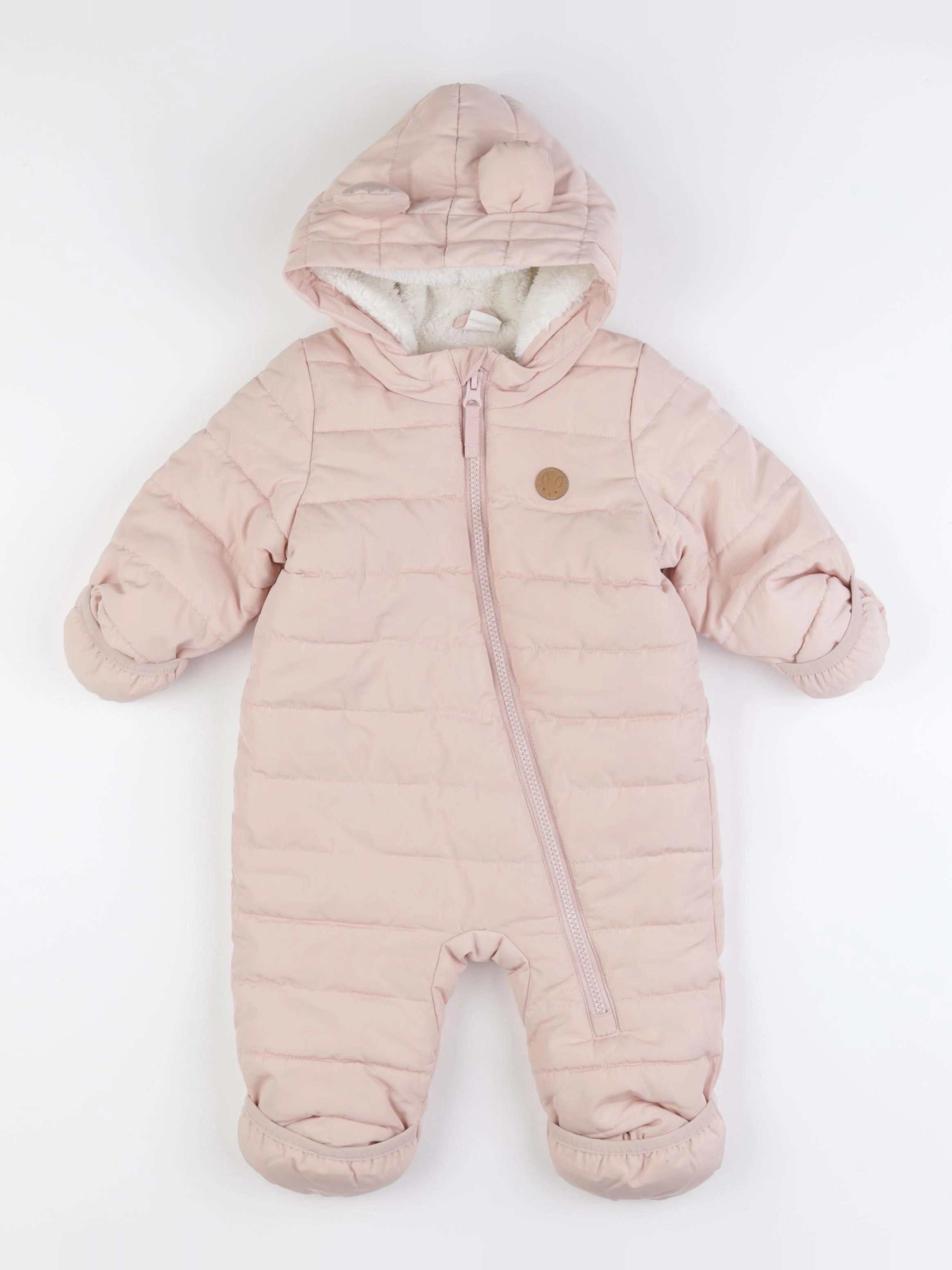 H&M - combi-pilote rose - 1/3 mois