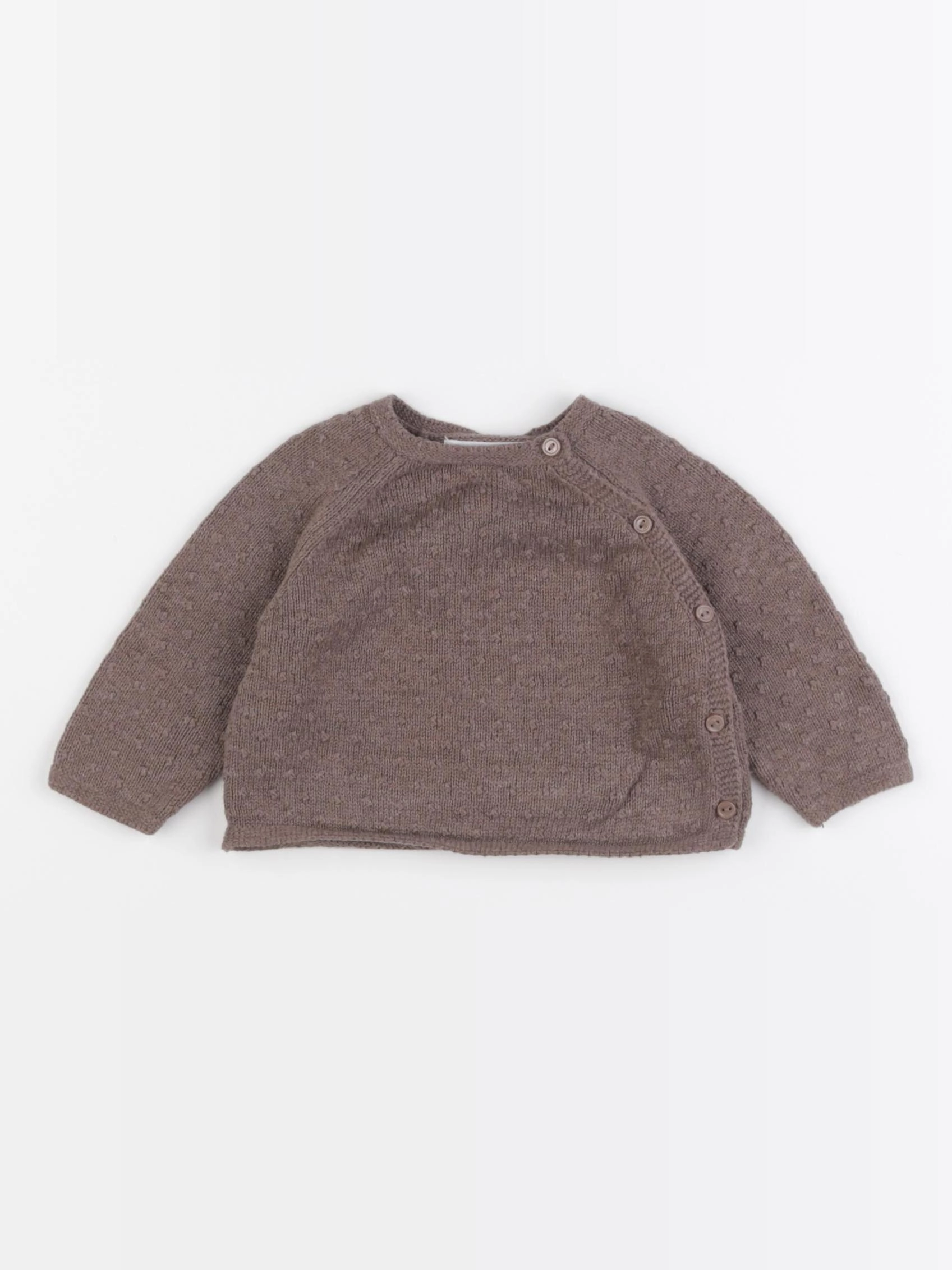 Zara - gilet marron - 1/3 mois