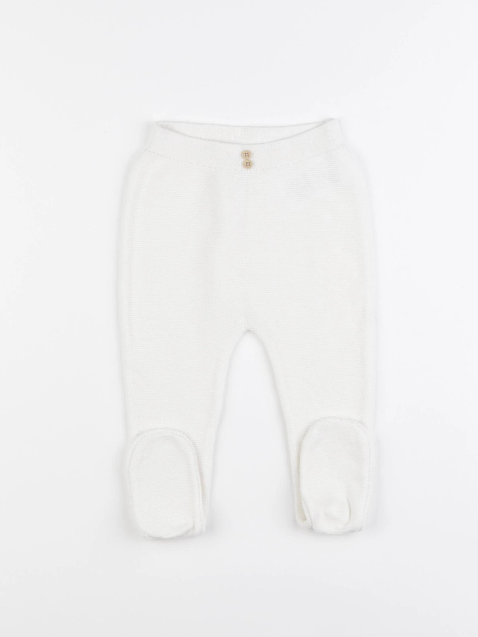 Vertbaudet - legging blanc - 12 mois