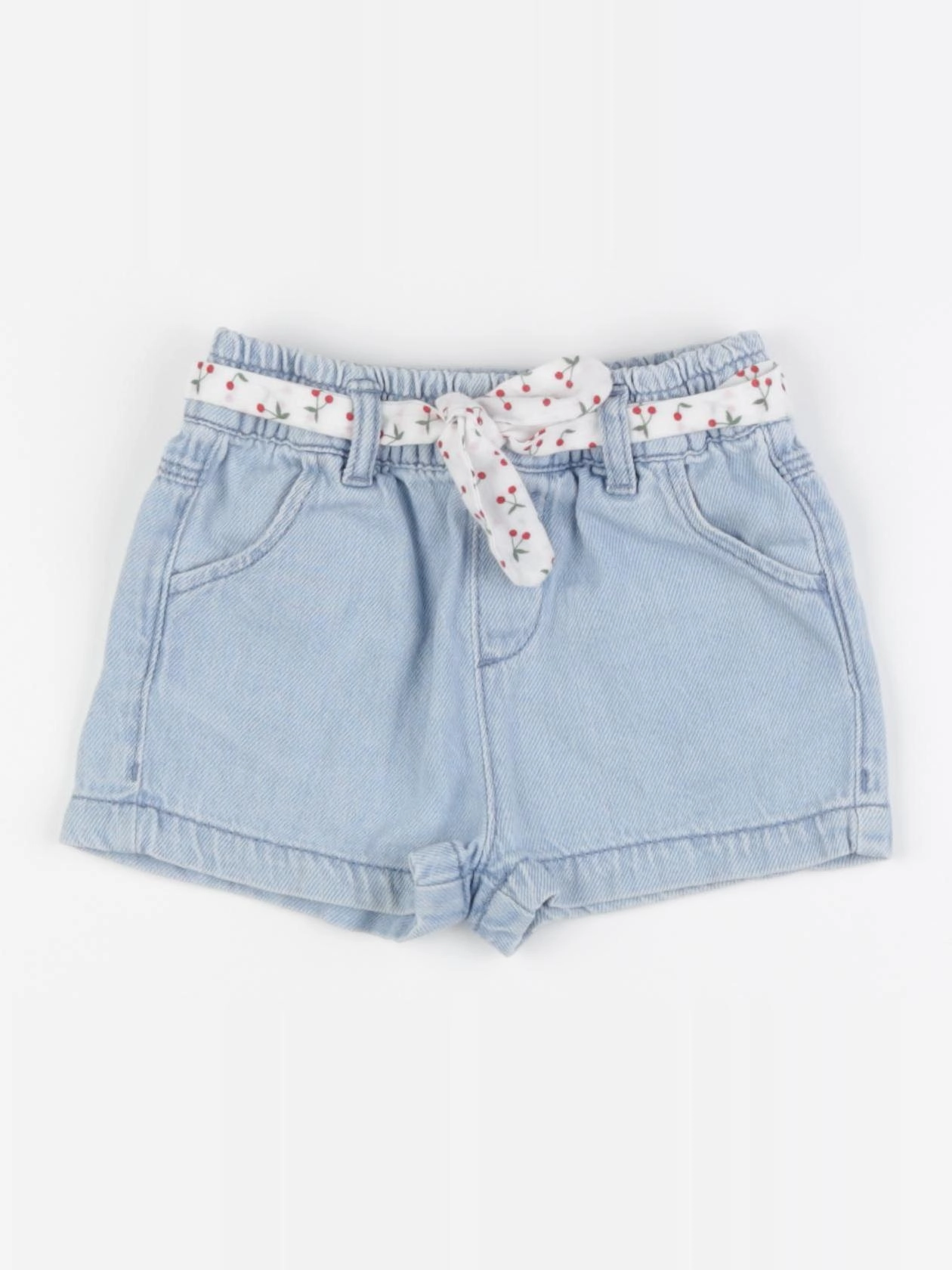 Vertbaudet - short bleu - 12 mois