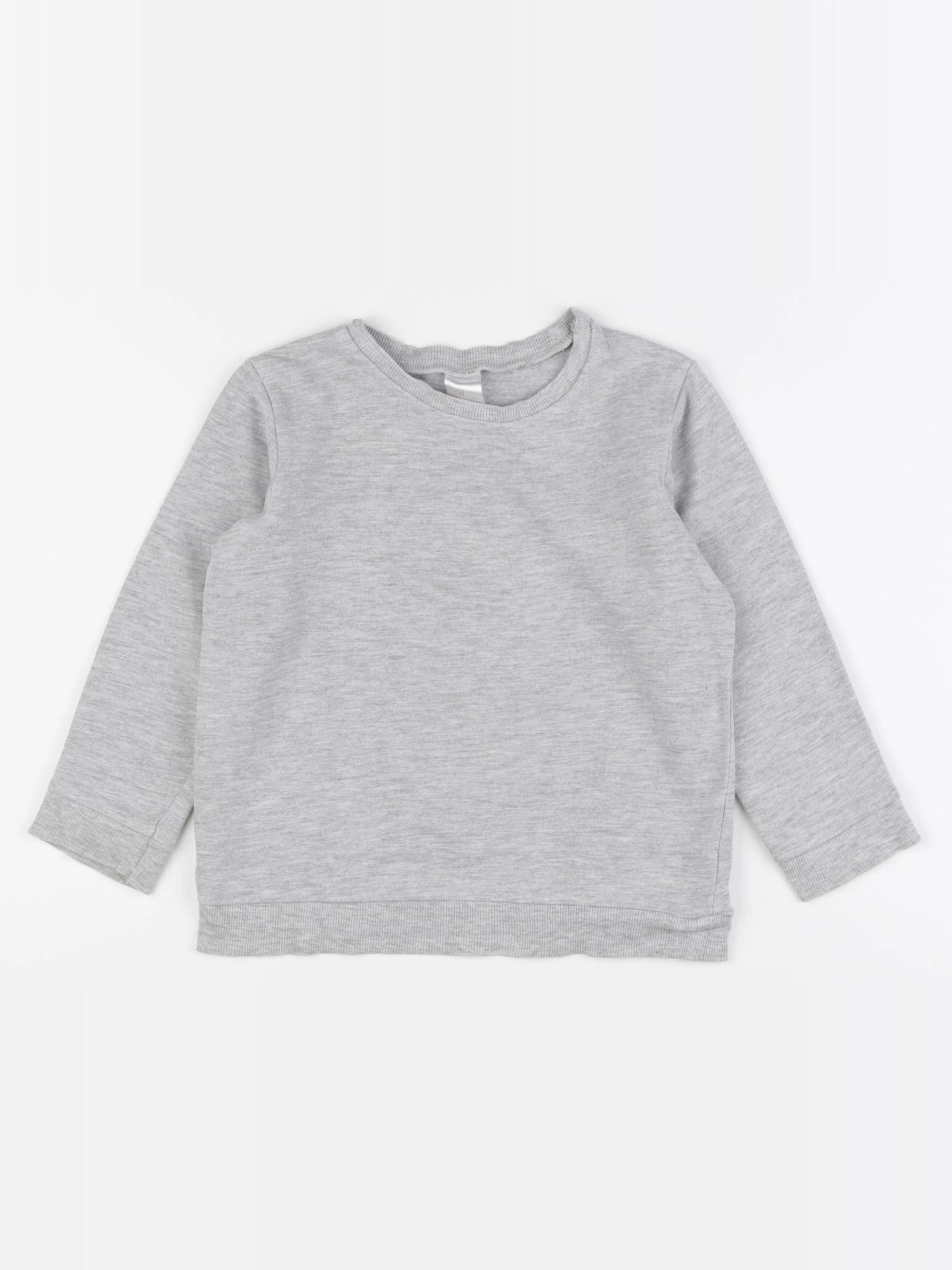 H&M - sweat gris - 3/4 ans