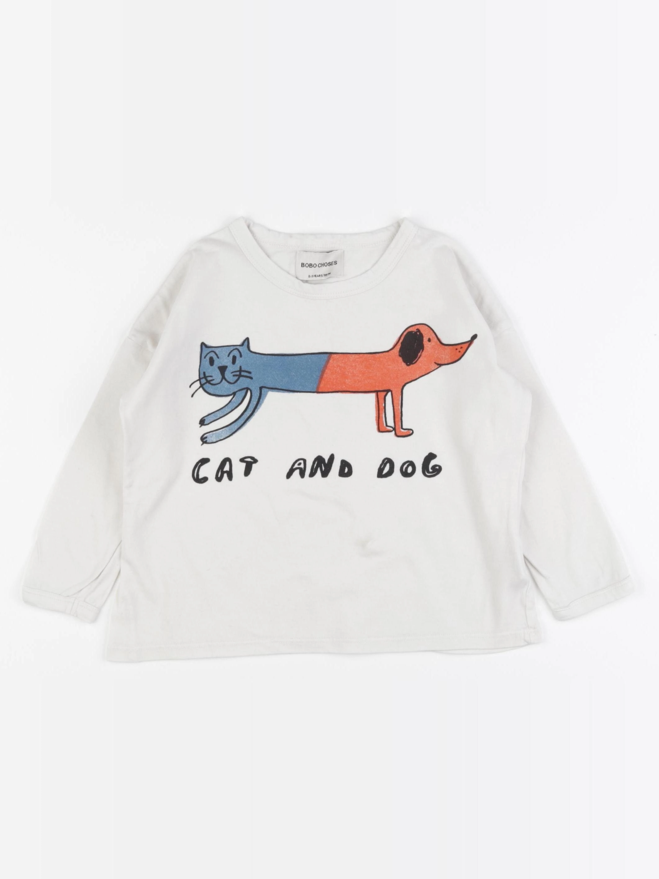 Bobo Choses - tee-shirt blanc, multicolore - 2/3 ans