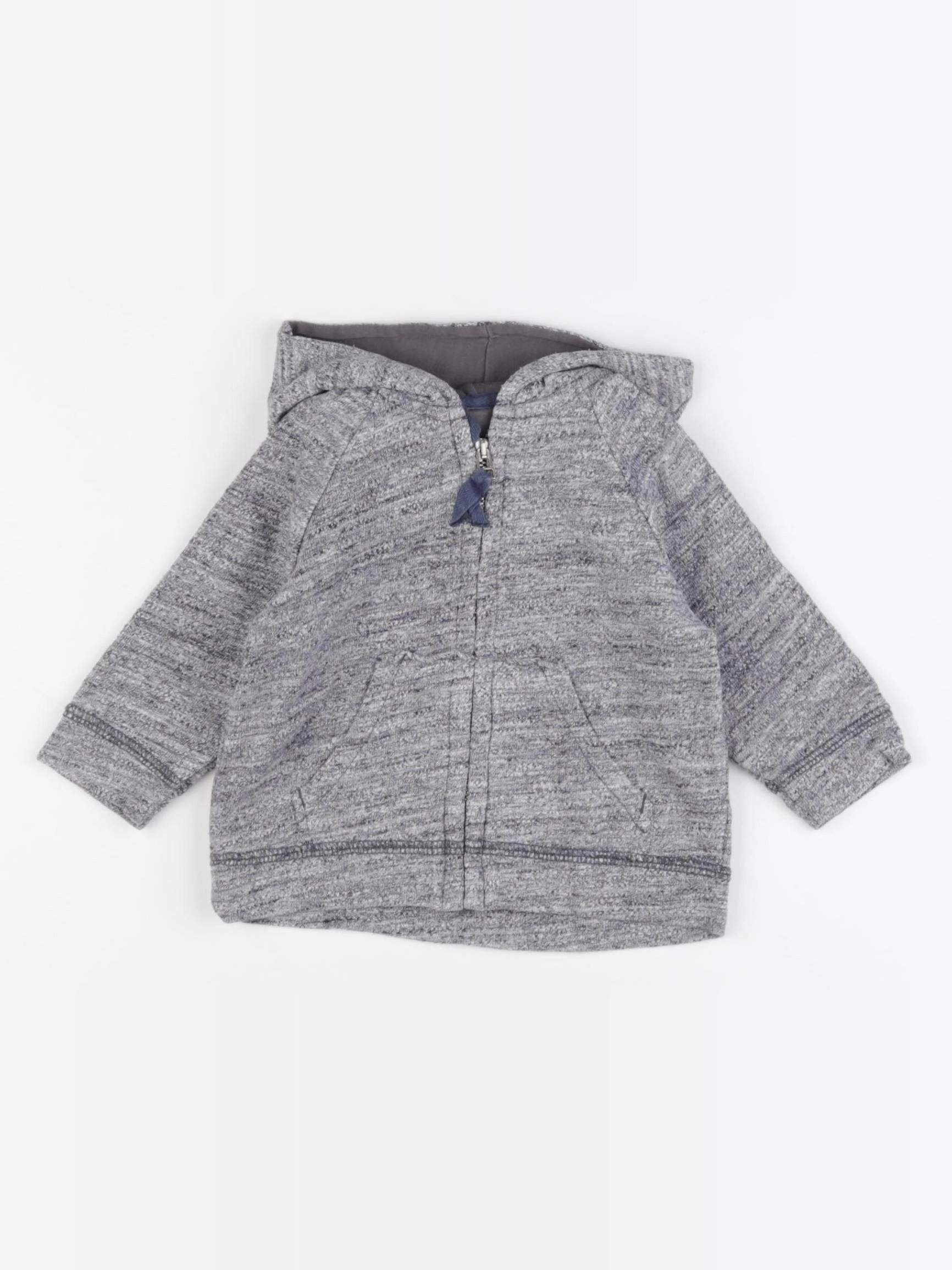 H&M - sweat bleu - 3/4 ans