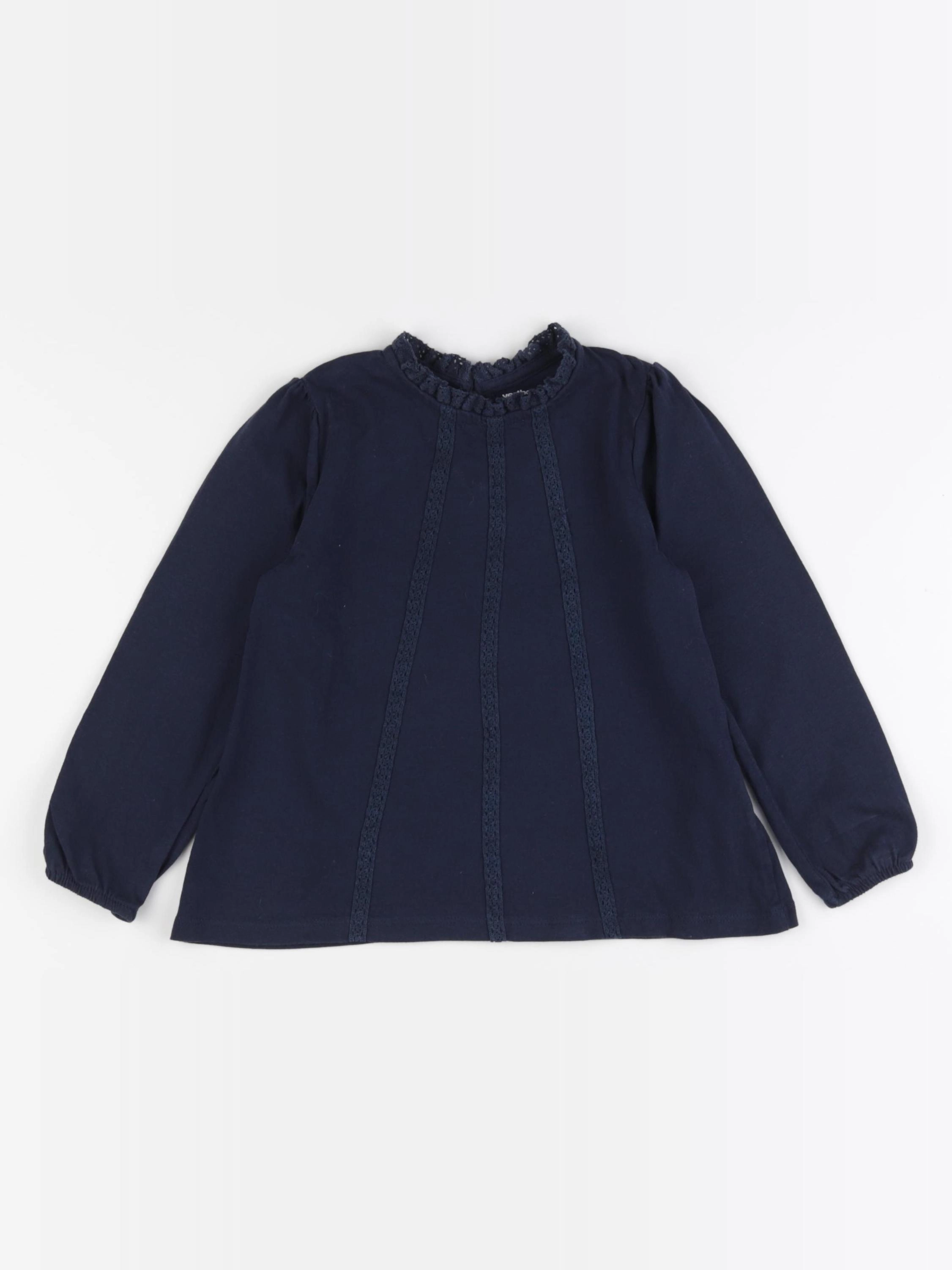 Vertbaudet - tee-shirt bleu - 5 ans