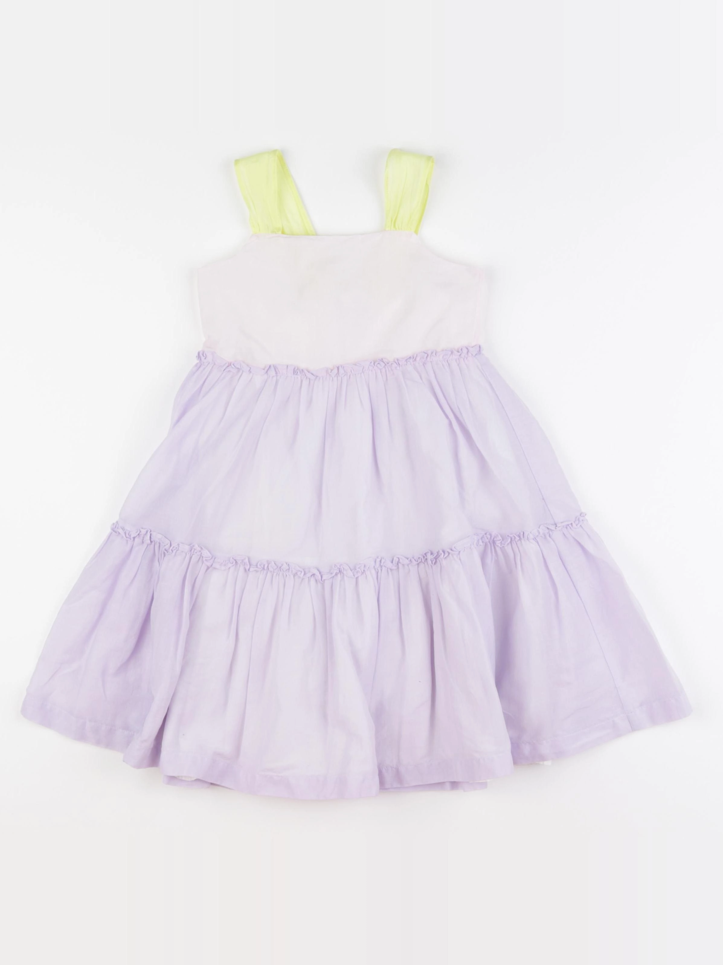 Il Gufo - robe violet, jaune - 4 ans