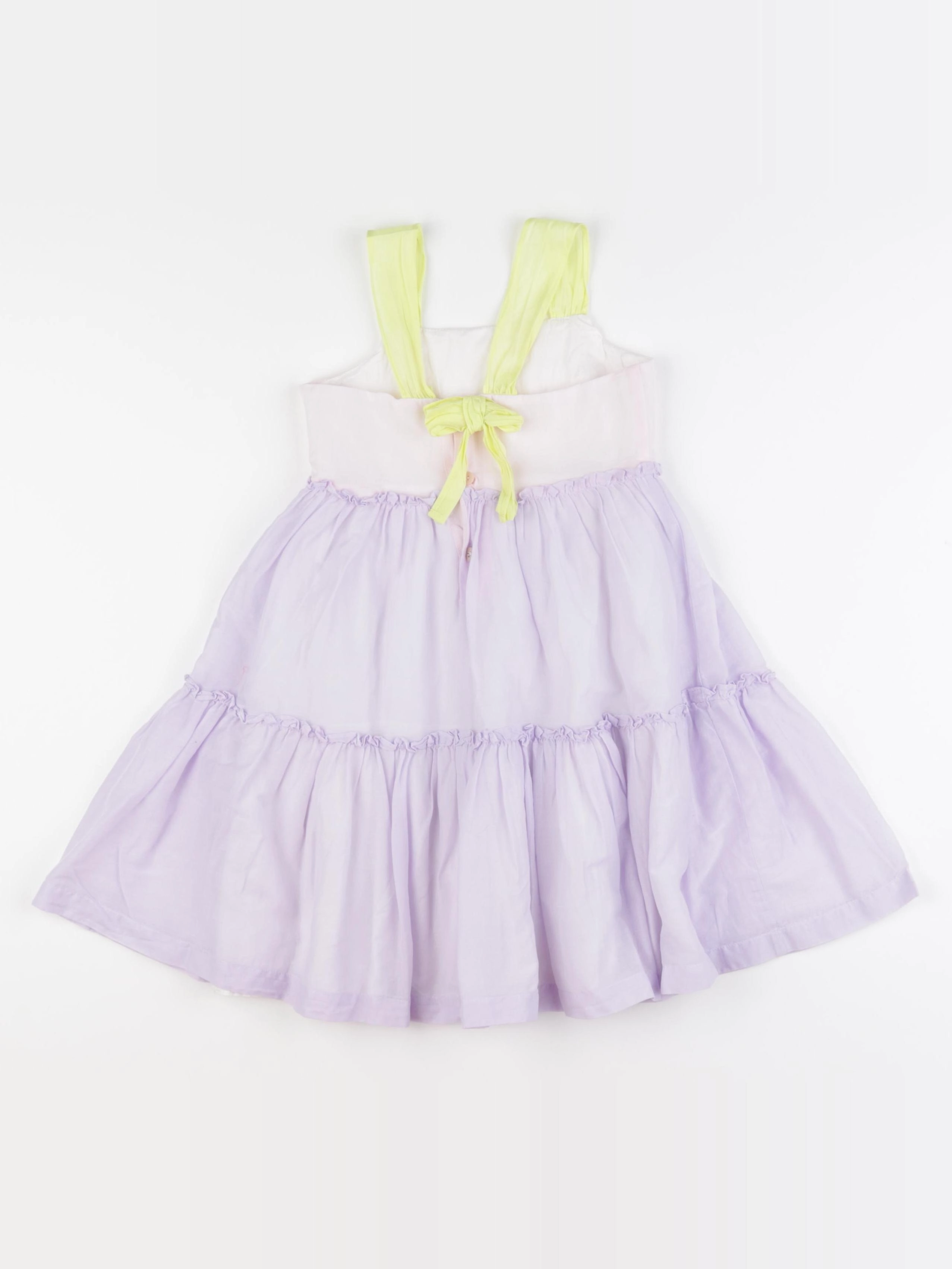 Il Gufo - robe violet, jaune - 4 ans
