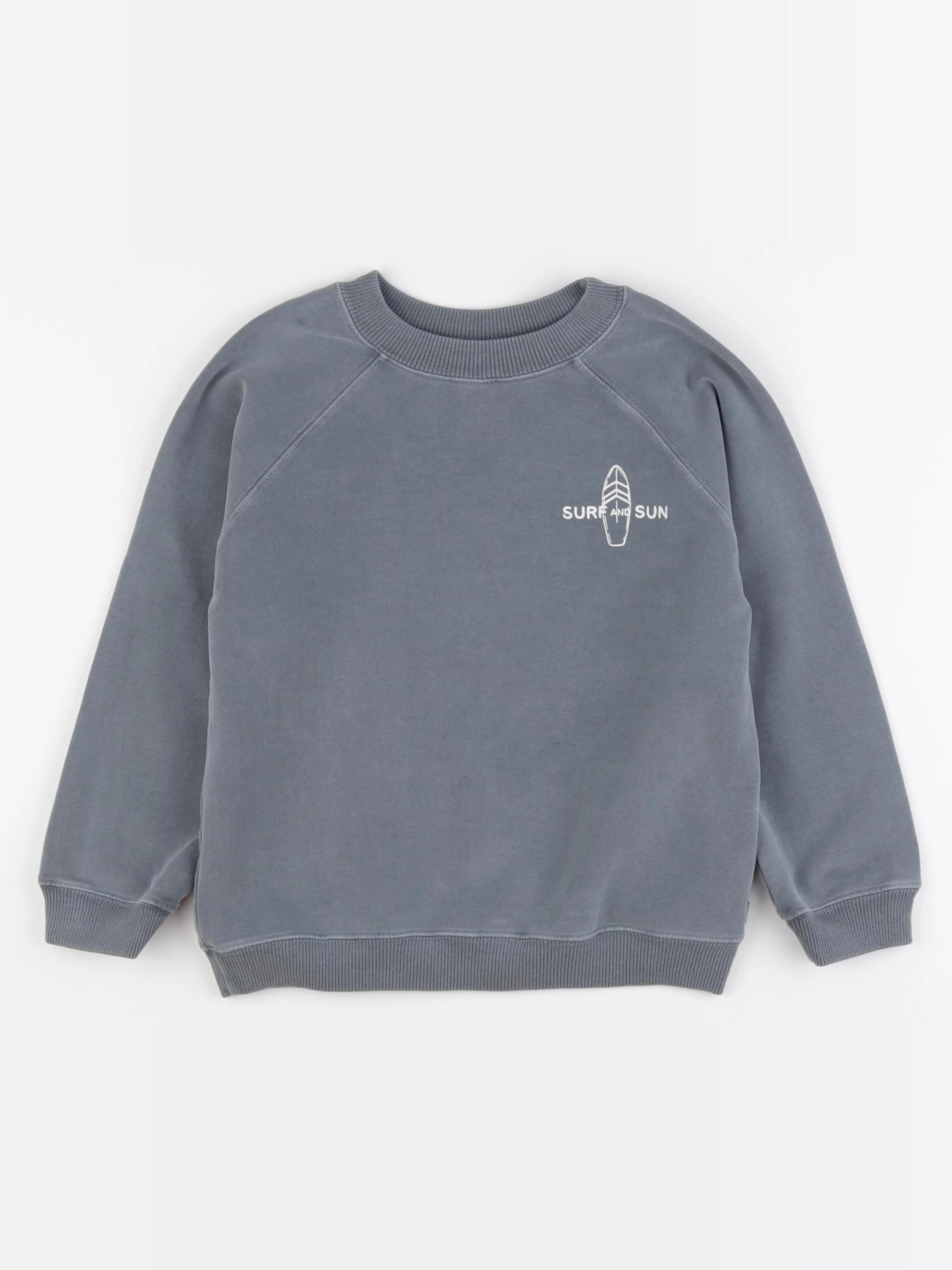 Buho - sweat bleu - 4 ans